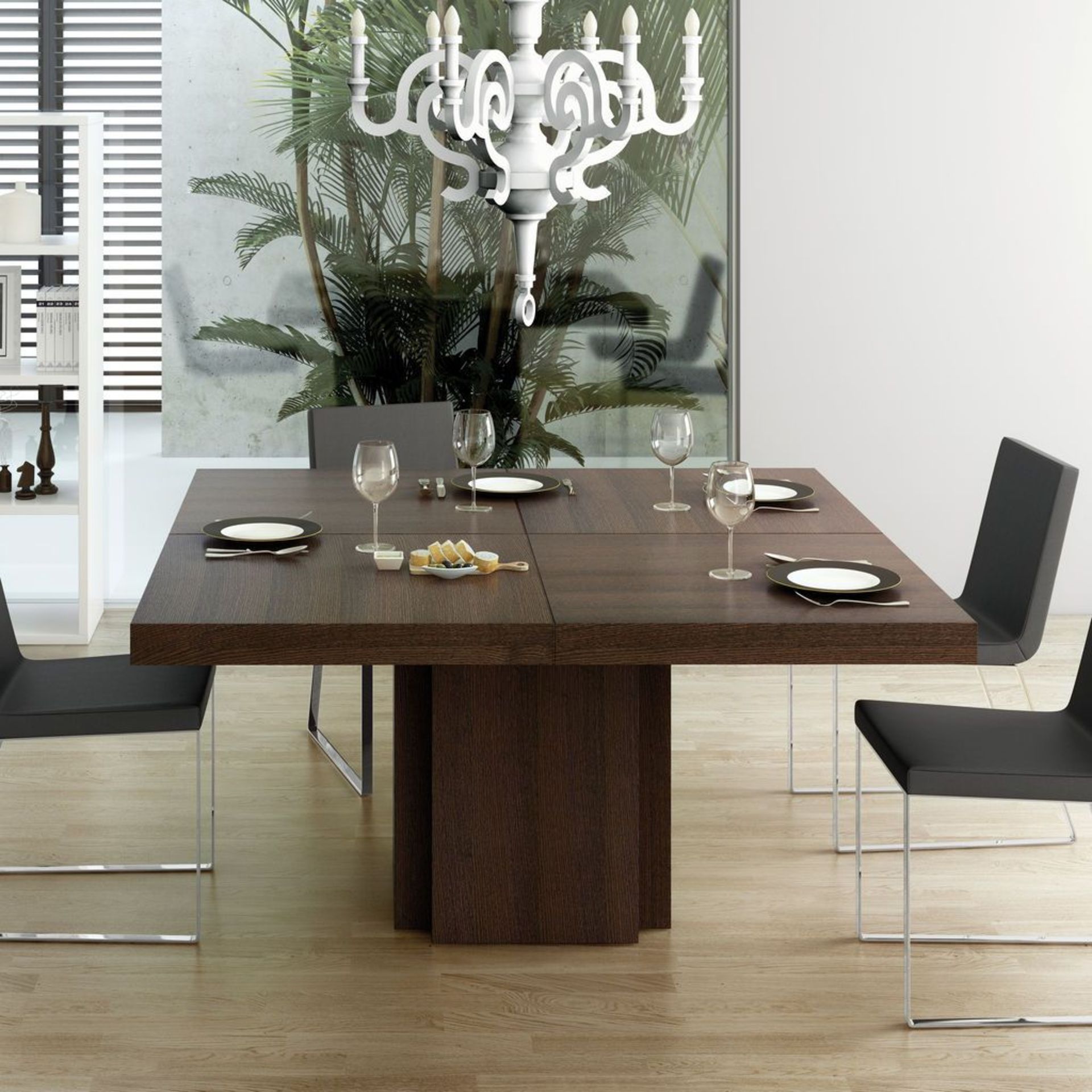 1 x DUSK Square Designer Dining Table - Dimensions: 150x150x75cm - New & Boxed Stock - RRP £1,155.00 - Image 4 of 5