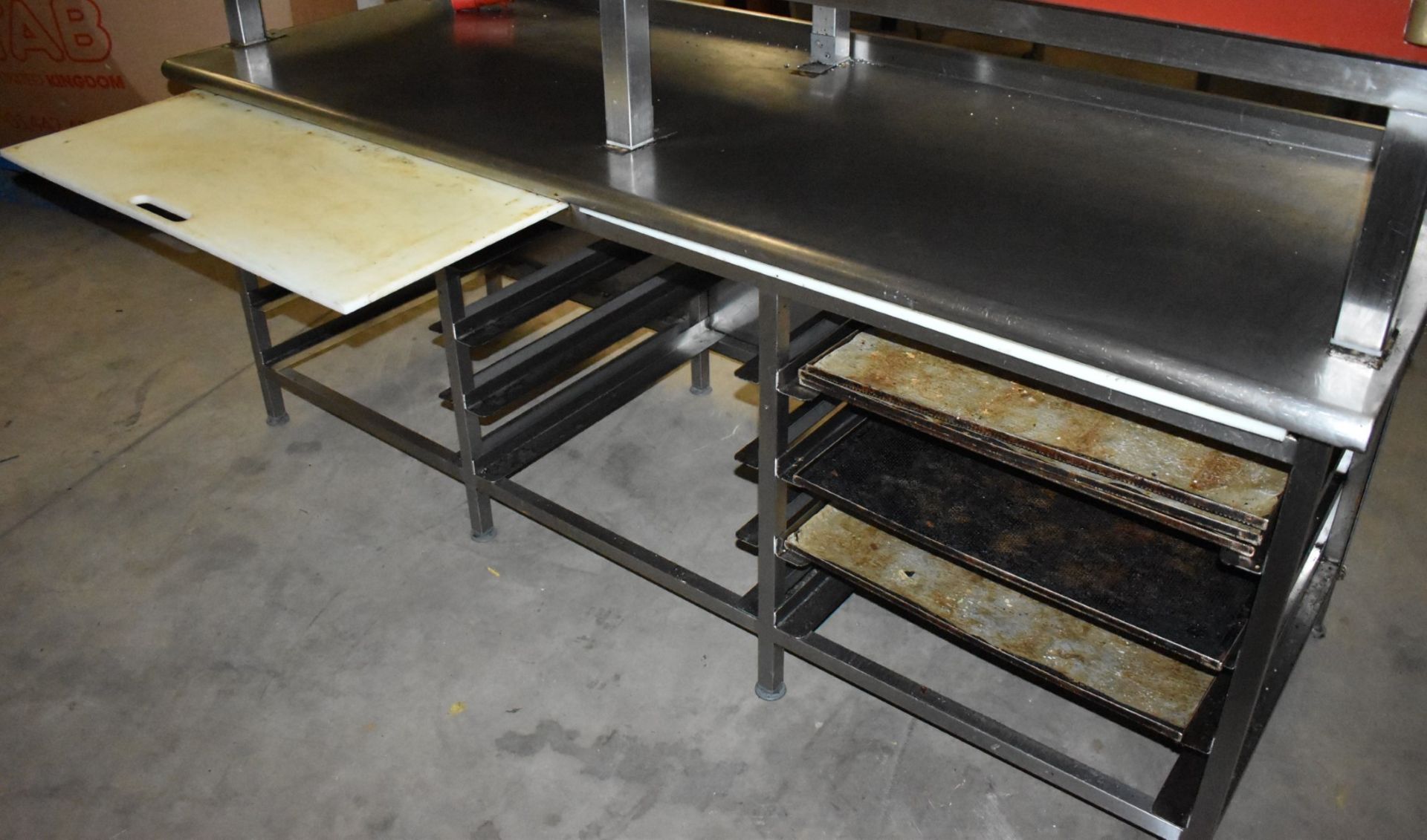 1 x Tom Chandley Double C5 60X40 Pie Oven With Stainless Steel Baking Tray Prep Bench - CL455 - - Image 11 of 18