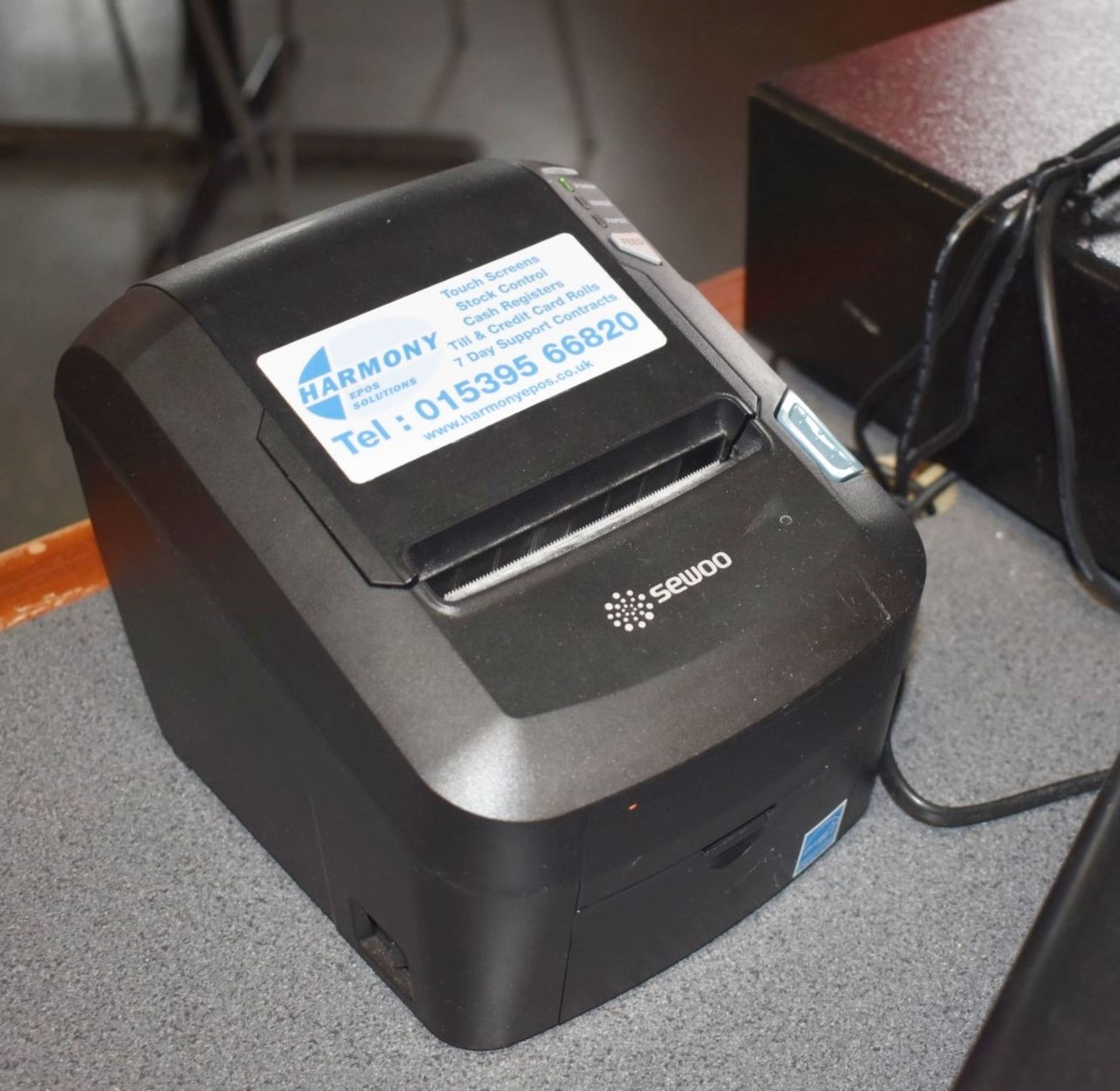 1 x Sewoo High Speed USB Receipt Printer For Epos Systems - Model SLK-TL322 II - Includes Cables