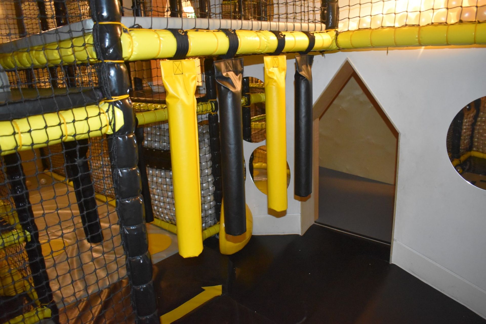 1 x Multilevel Childrens Soft Playcentre With Climbing Tubes, Slide, Ball Pits, Crazy Mirrors and - Image 50 of 65