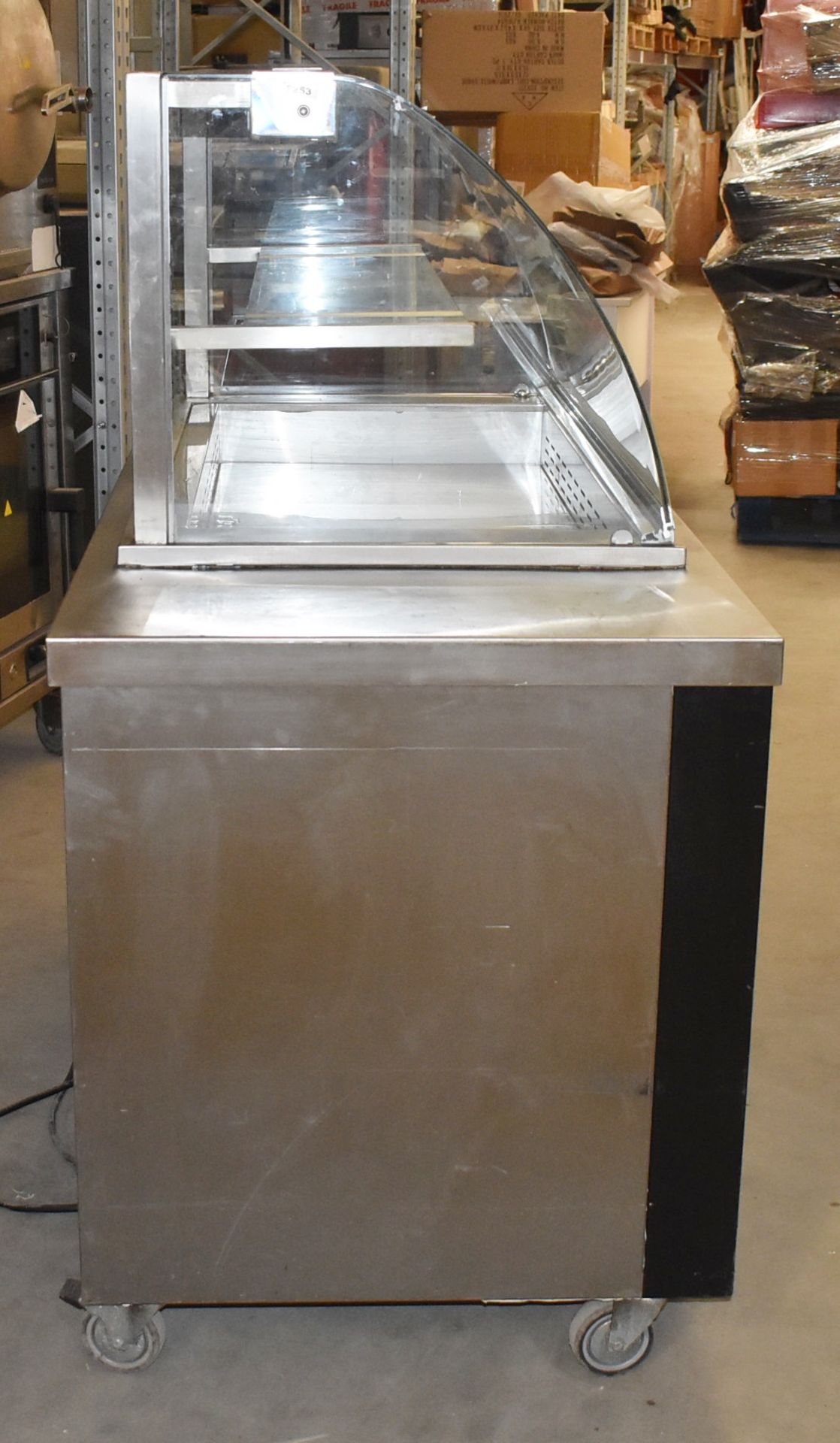 1 x Moffat Refrigerated Display Unit on Castors - Stainless Steel With Glass Display For Cold - Image 11 of 14