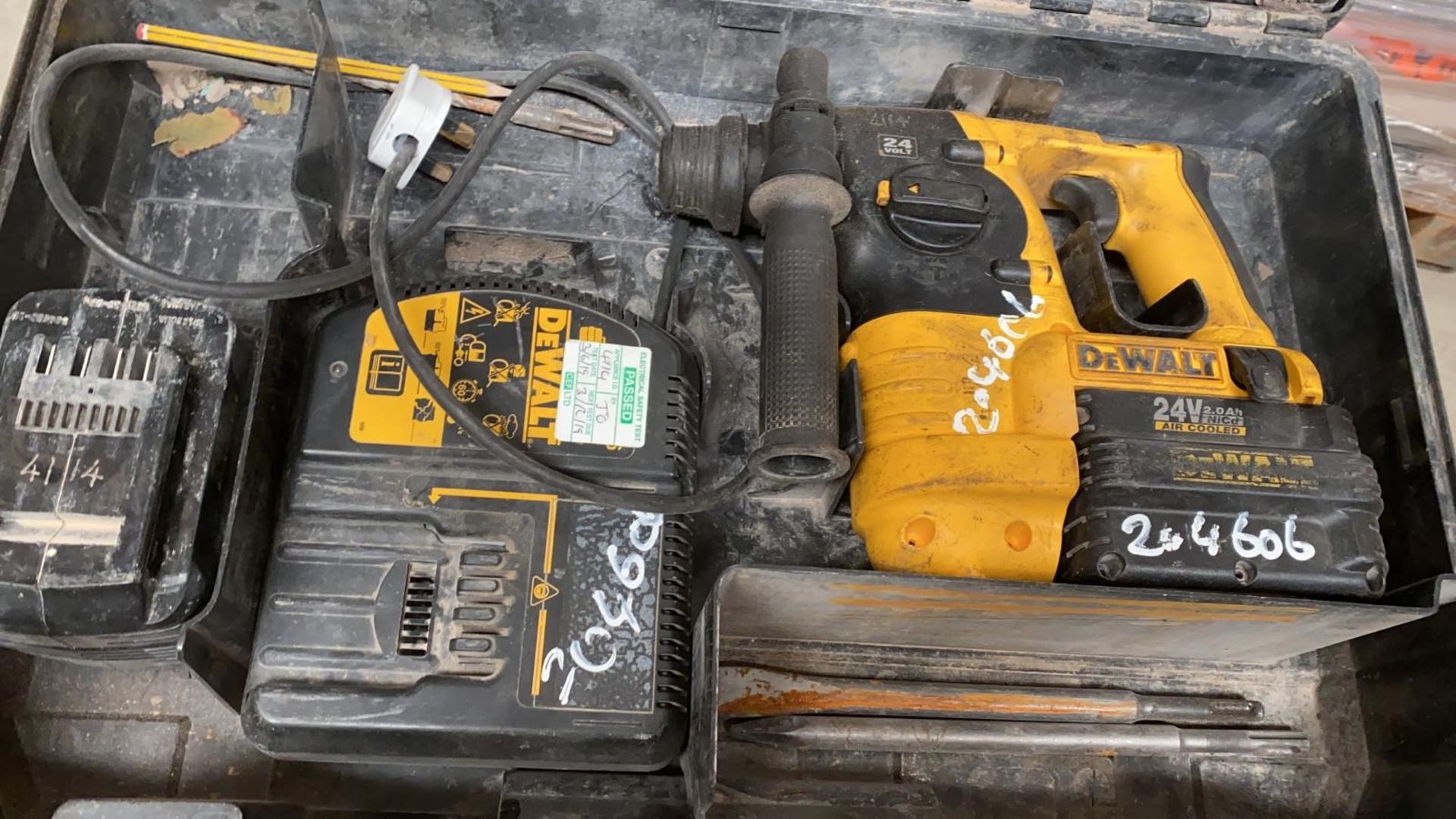 1 x Dewalt High Impact Drill c/w Accessorie - Used, Recently Removed From A Working Site - CL505 -