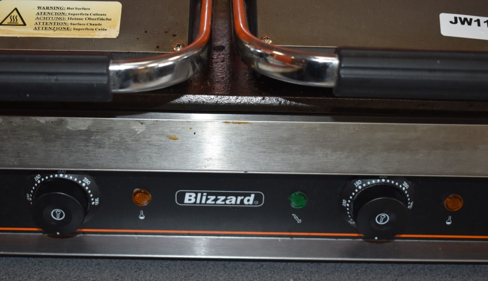 1 x Blizzard BRSCG2 Commercial Double Contact Grill - 240v - H21 x W57 x D40 cms - - Image 4 of 8