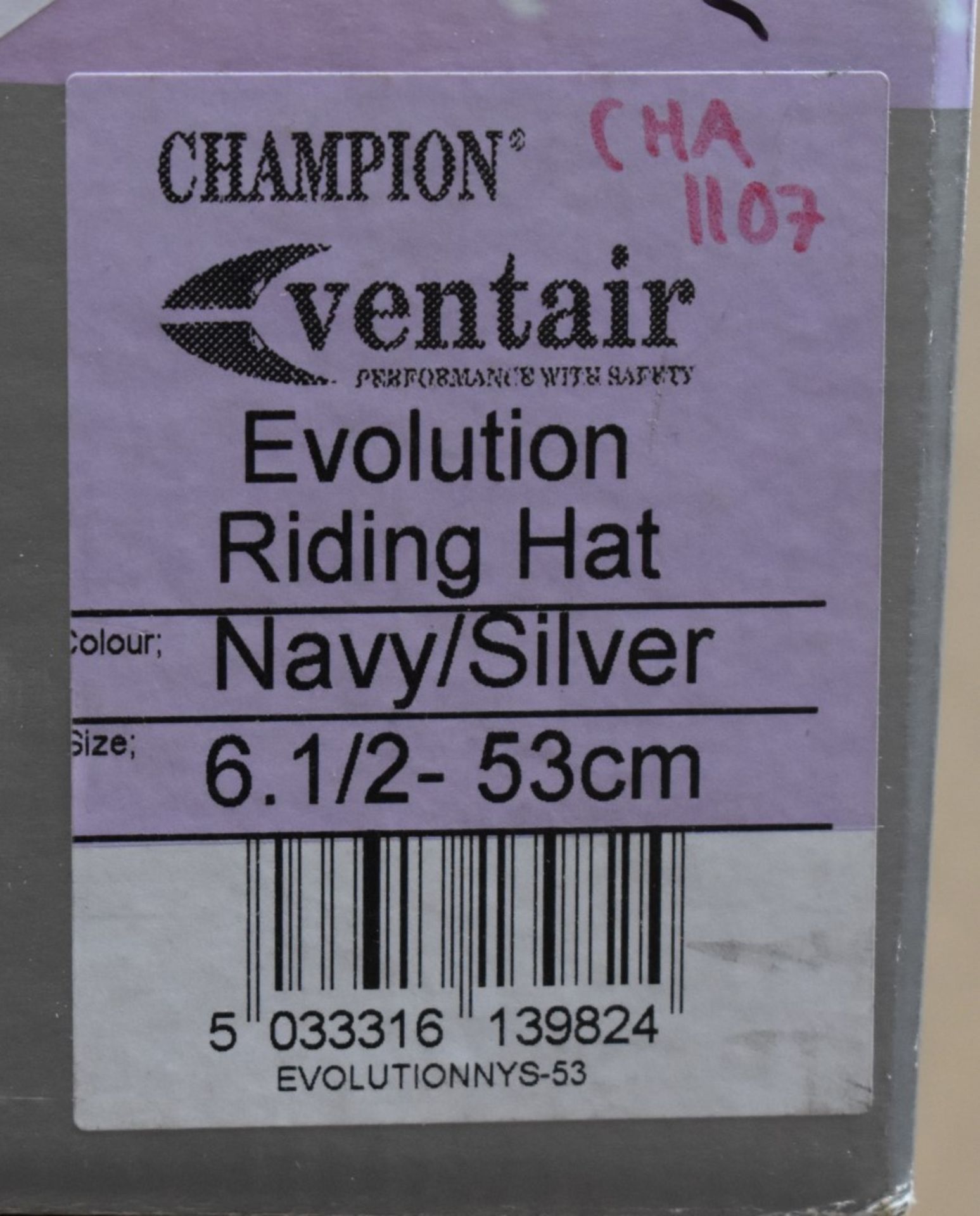4 x Champion Ventair Evolution Horse Riding Hats - Various Sizes and Colours Included - Unused Boxed - Image 5 of 11