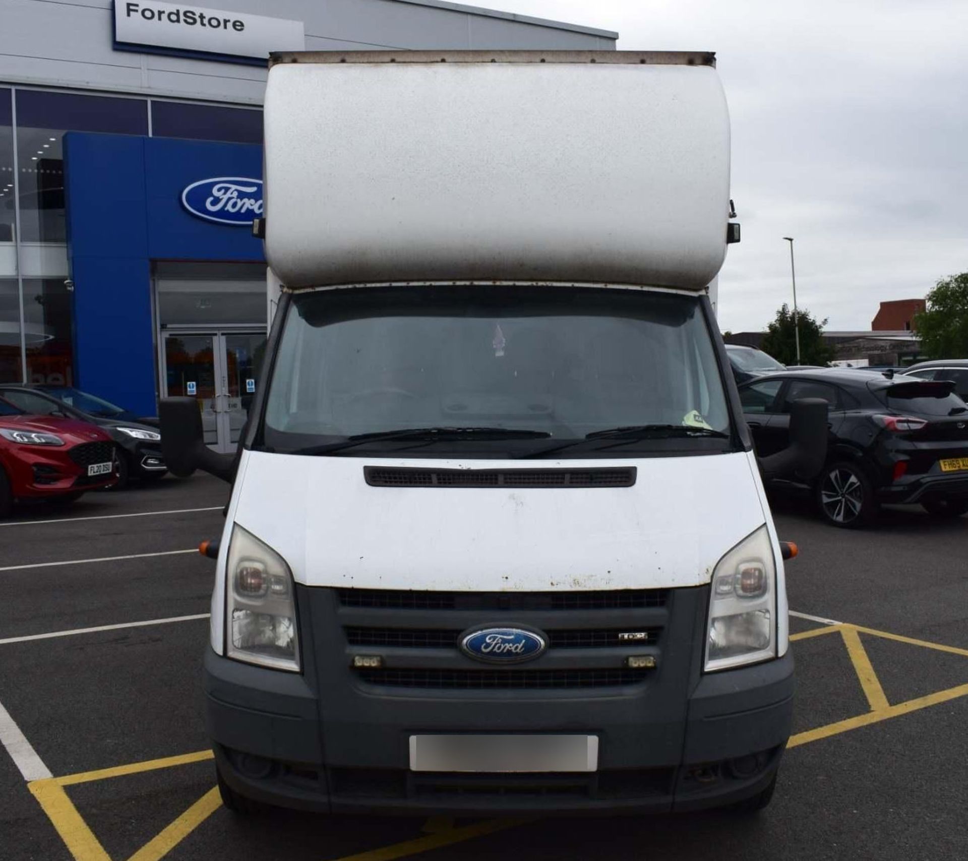 2008 Ford Transit 2.4 TDCi 350 Luton Body c/w Tail Lift - CL505 - Location: Corby, - Image 16 of 19