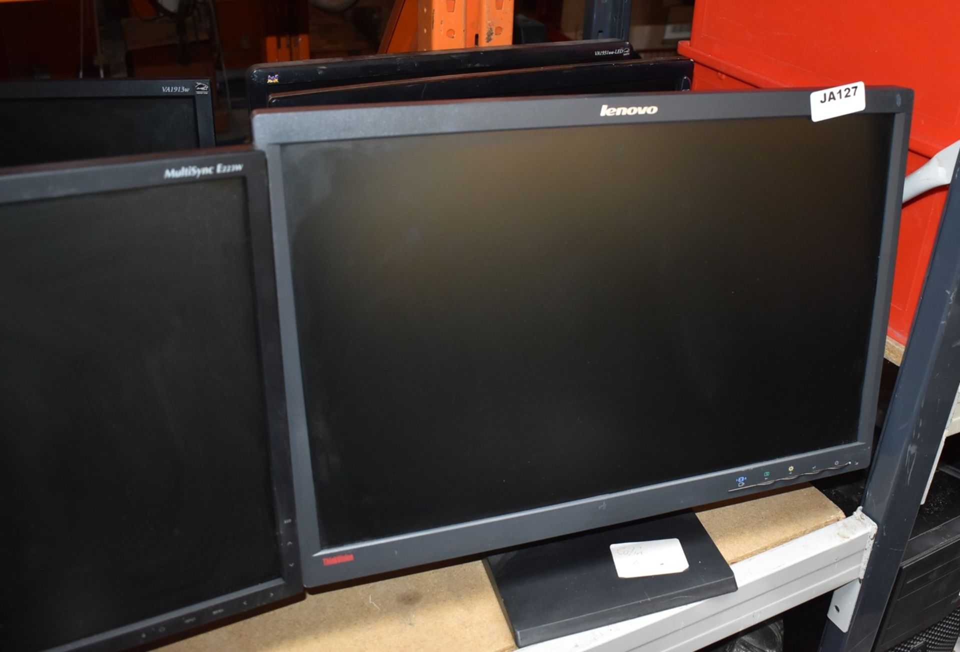 14 x Various Flat Screen Computer Monitors - Various Sizes Included - Removed From Various Office - Image 3 of 19