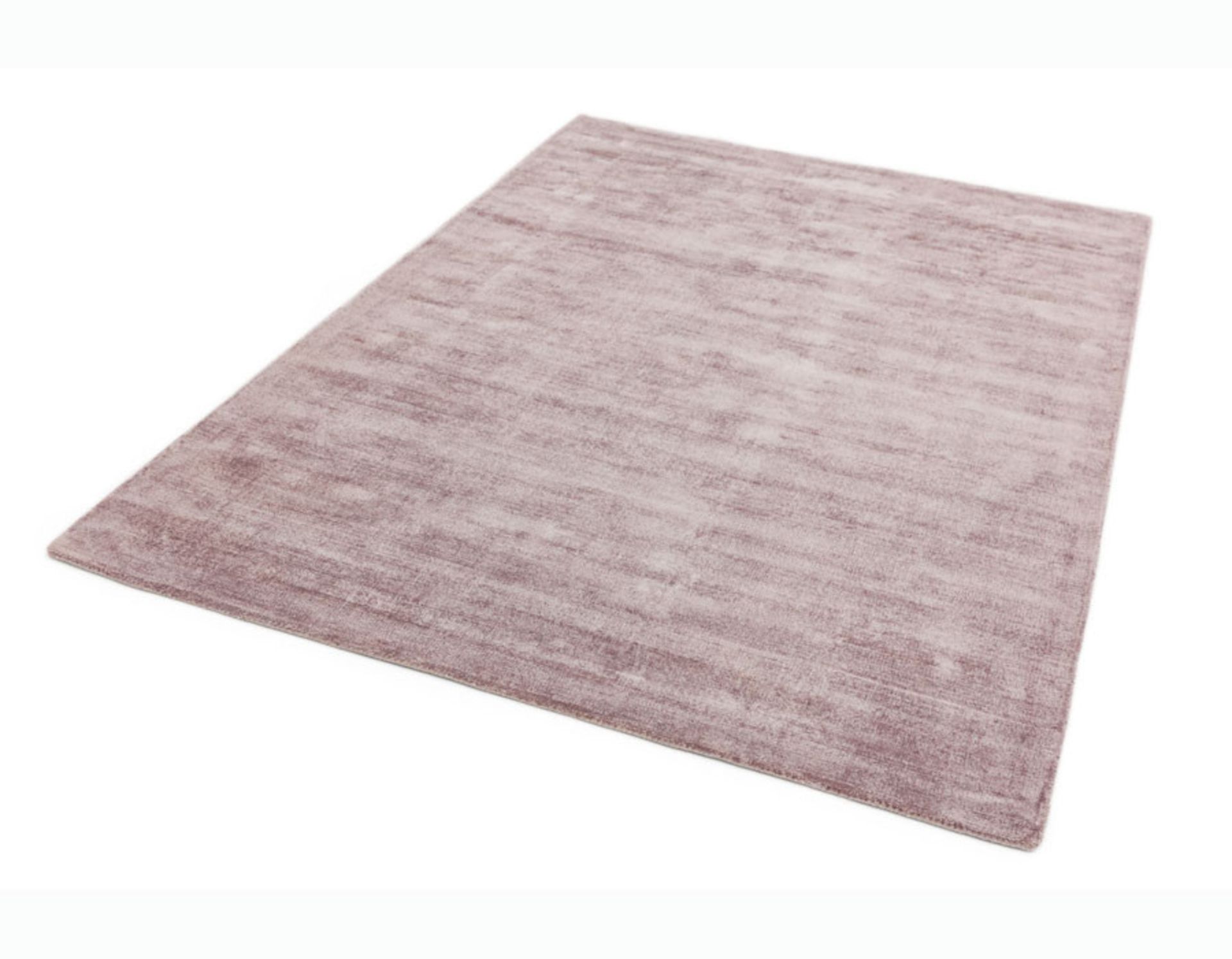 1 x Blade Plain Rugs in Heather Pink - Silky Viscose Pile - Dimensions: 120 x 170cm - New/Sealed