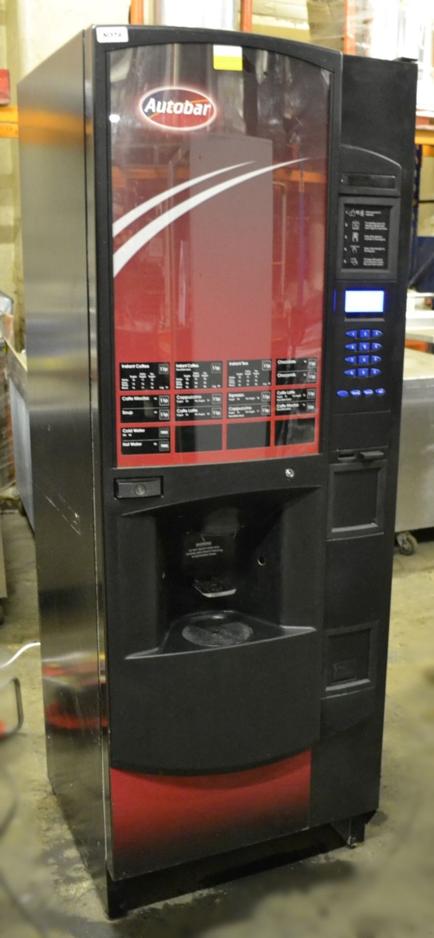 1 x Crane "Evolution" Hot Beverage Drinks Vending Machine - Year: 2011 *Read Description* - Image 11 of 12