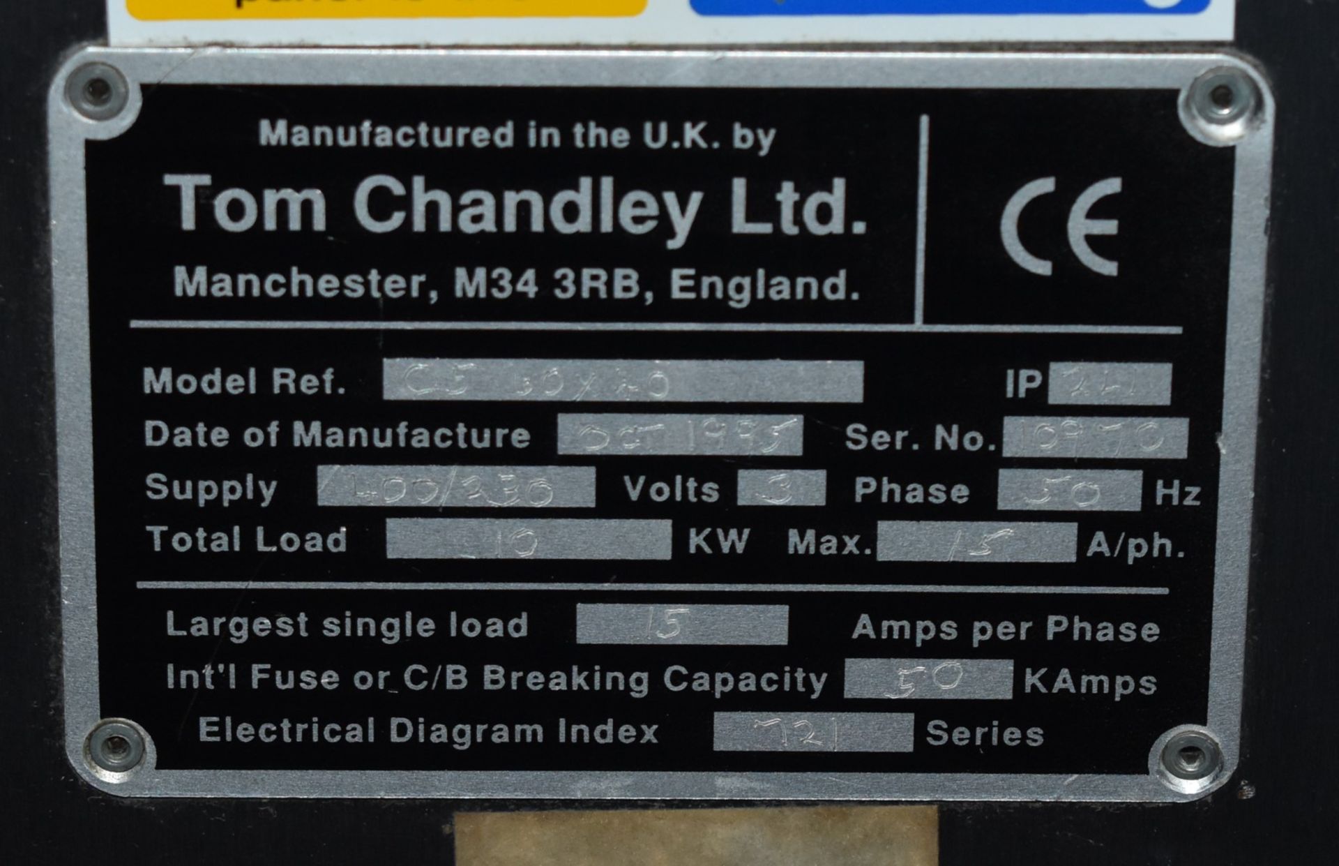 1 x Tom Chandley Double C5 60X40 Pie Oven With Stainless Steel Baking Tray Prep Bench - CL455 - - Image 10 of 18