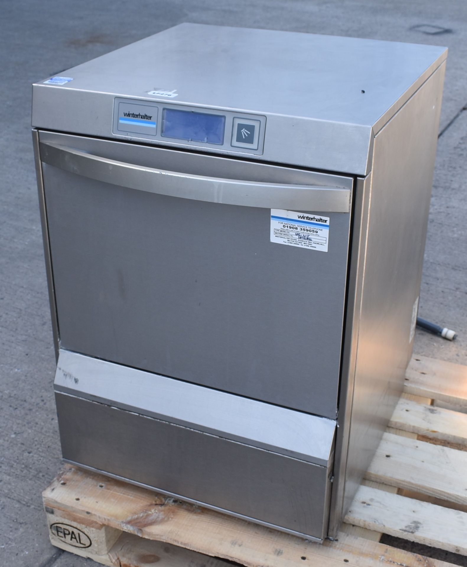 1 x Winterhalter UC-L Commercial Undercounter Glass Washer With Stainless Steel Finish - H75 x W60 x - Image 6 of 8