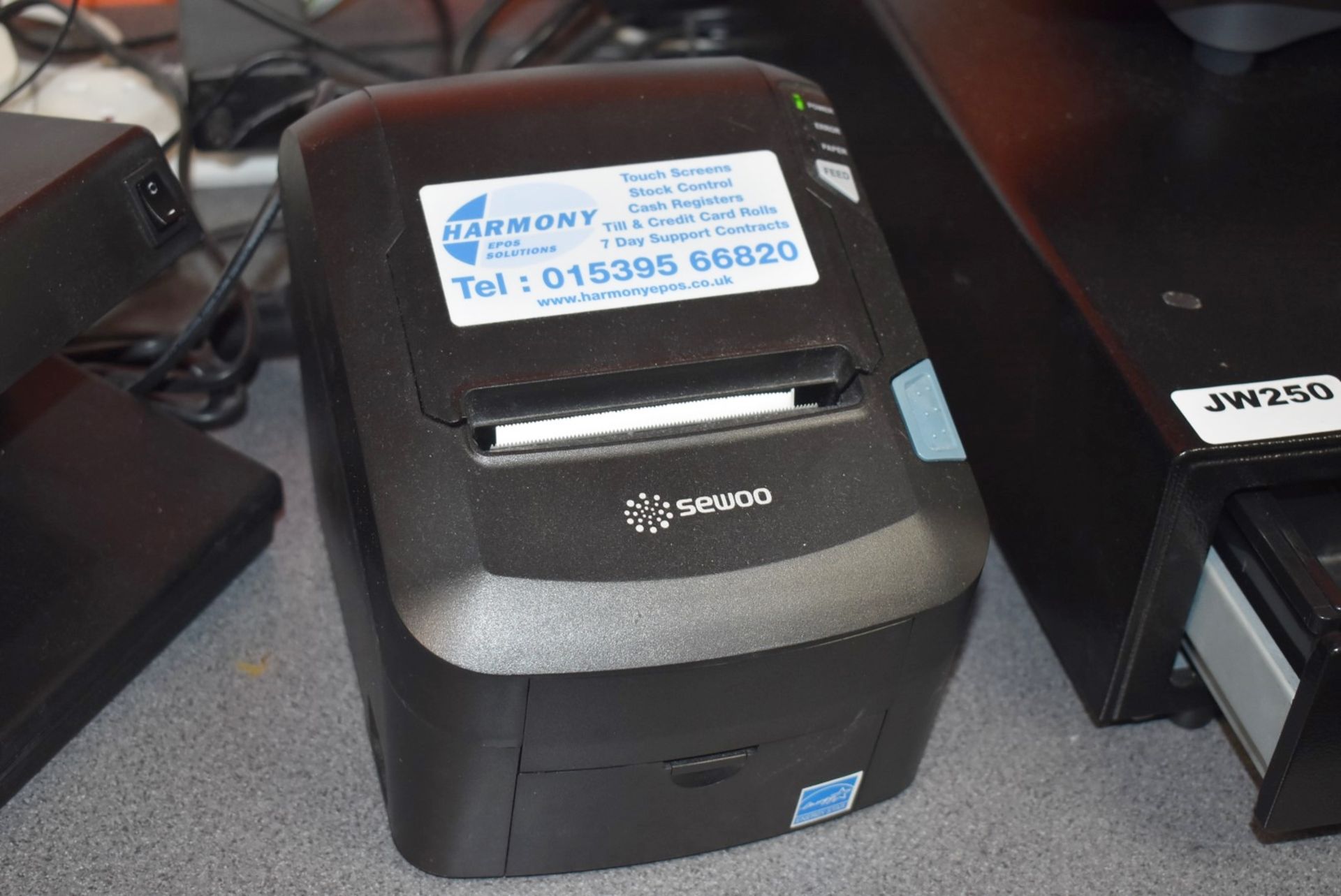 1 x Sewoo High Speed USB Receipt Printer For Epos Systems - Model SLK-TL322 II - Includes Cables