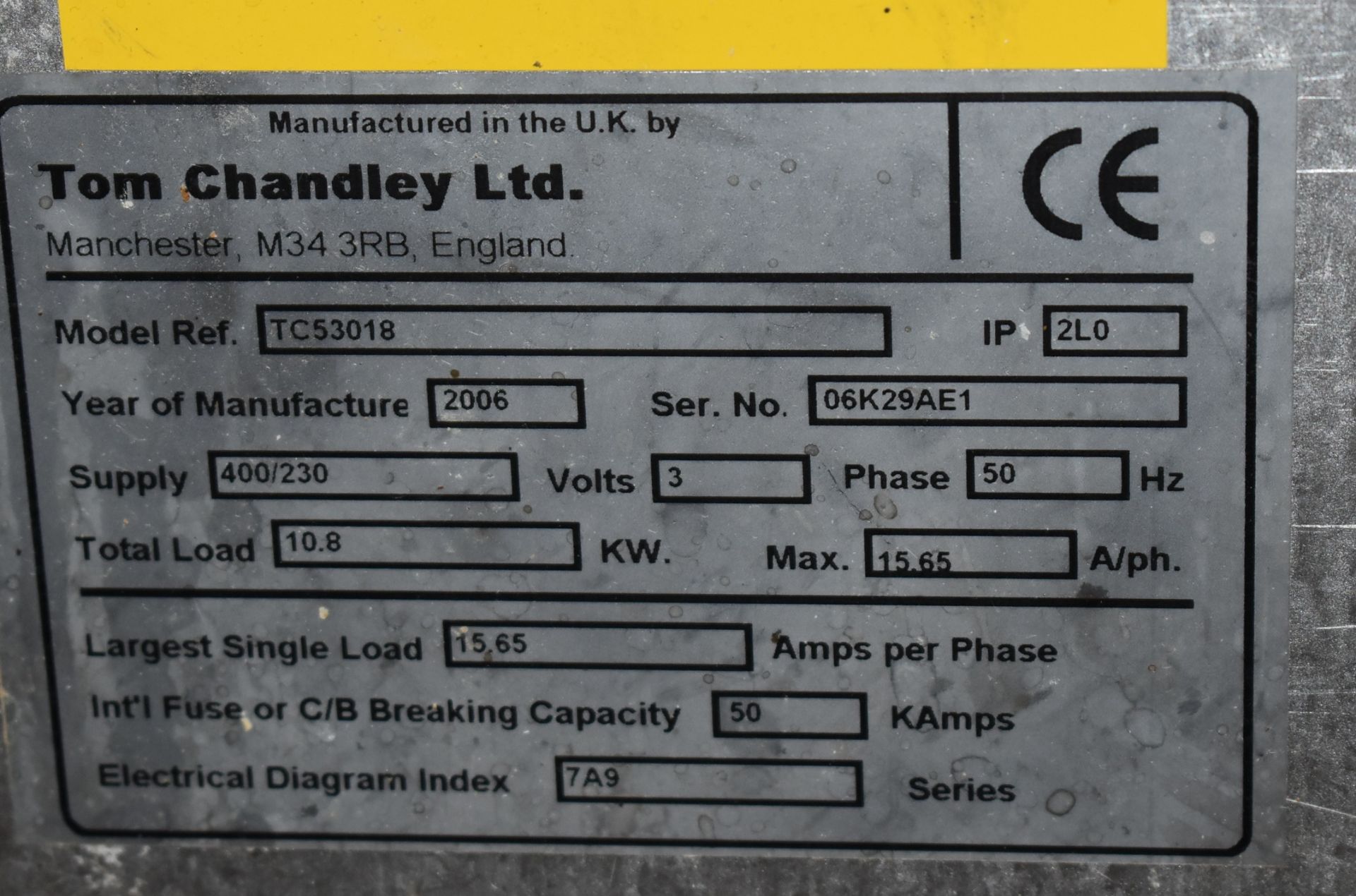 1 x Tom Chandley Double Door Bakery Oven - 3 Phase - Model TC53018 - Removed From Well Known - Image 3 of 3