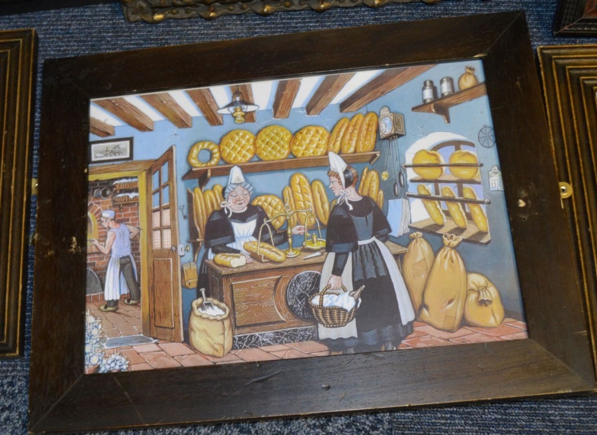 6 x Assorted Framed Art Prints Based Around Bakery - Various Sizes, Largest Is 60 x 45cm - Ref: - Image 6 of 7