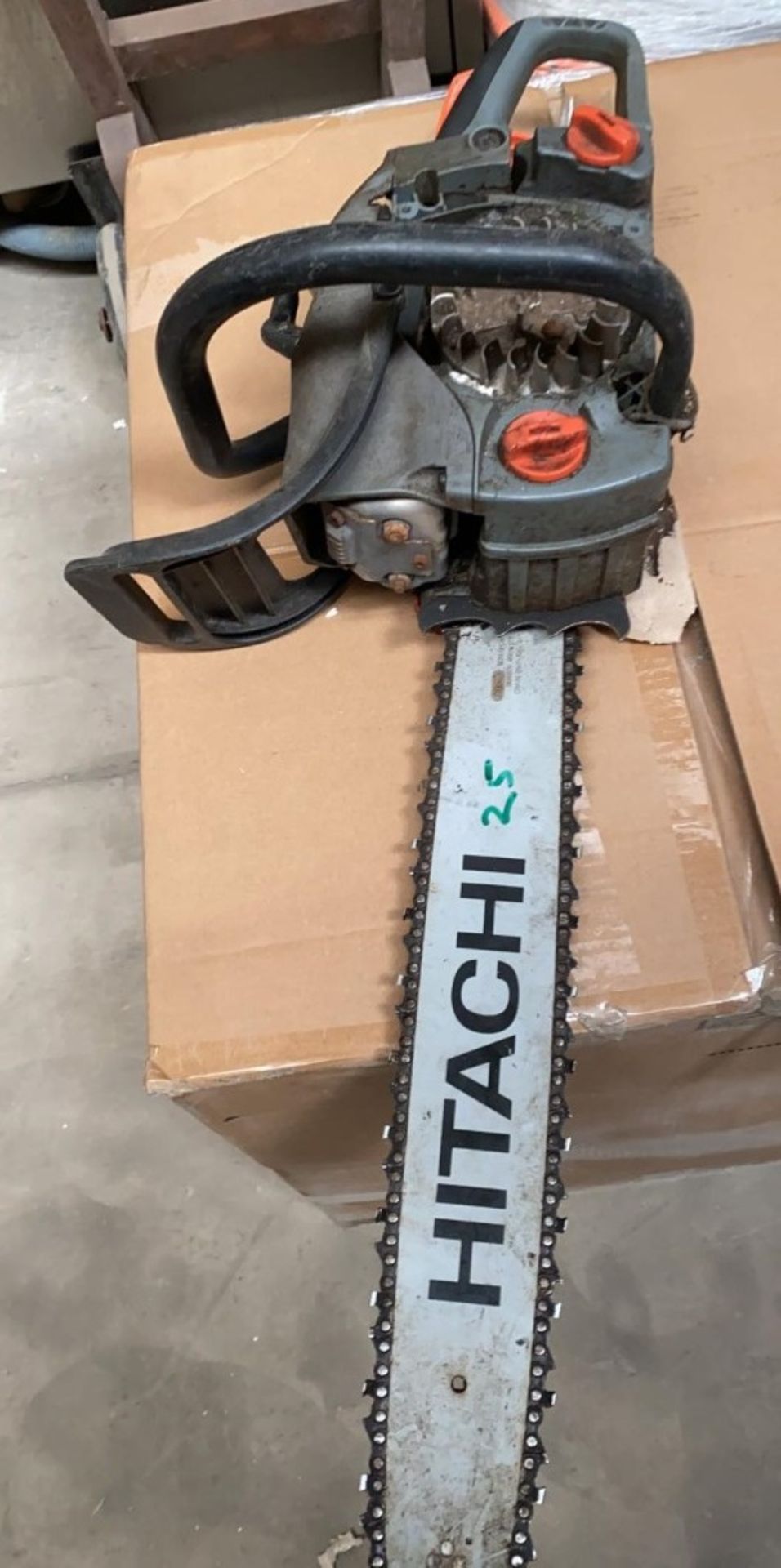 1 x Hitachi Chain Saw - For Parts - Used, Recently Removed From A Working Site - CL505 - Ref: