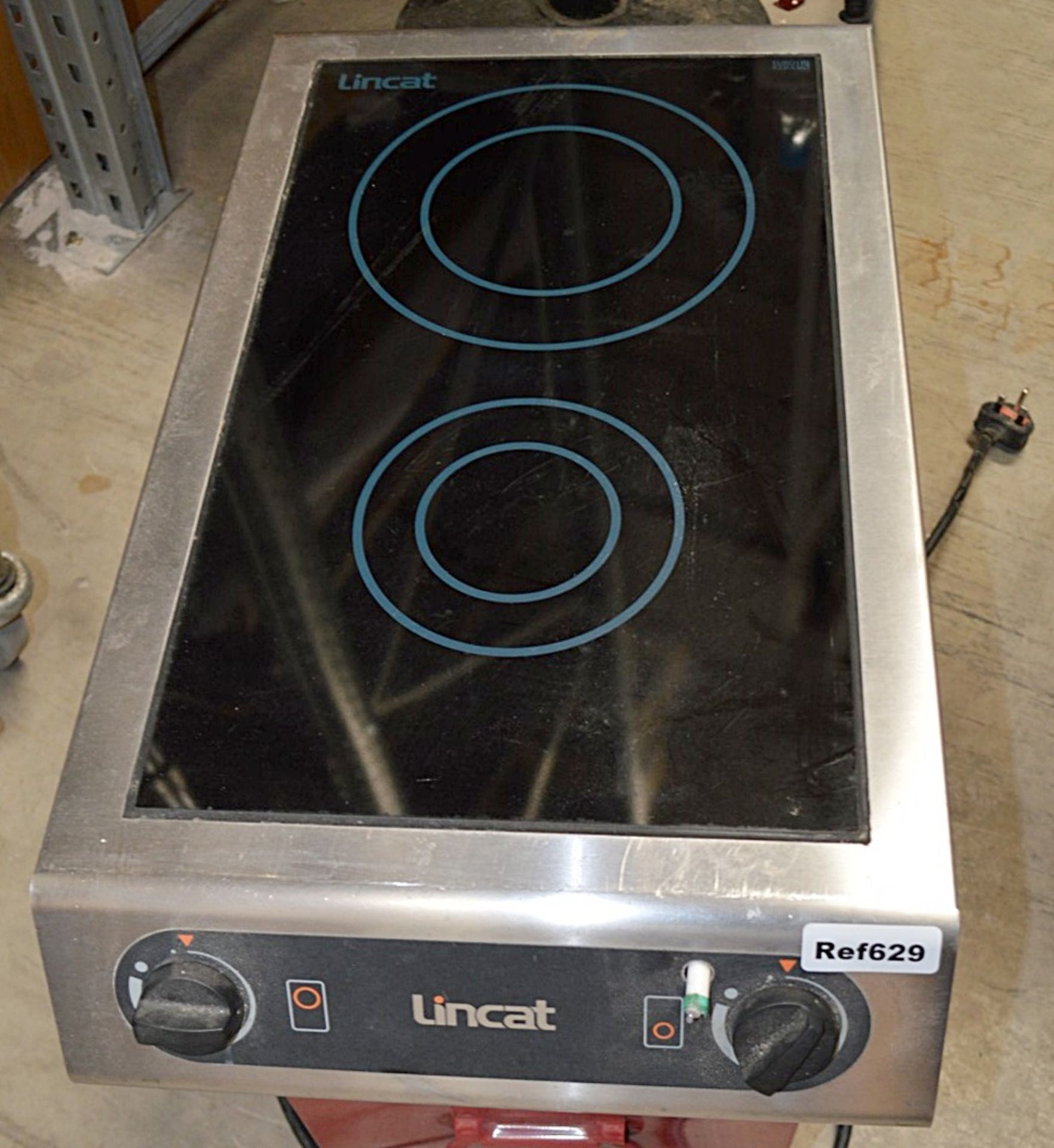 1 x Lincat Twin Induction Hob IH21 Heavy Duty Commercial Catering Model - Used, Untested - WH2 -