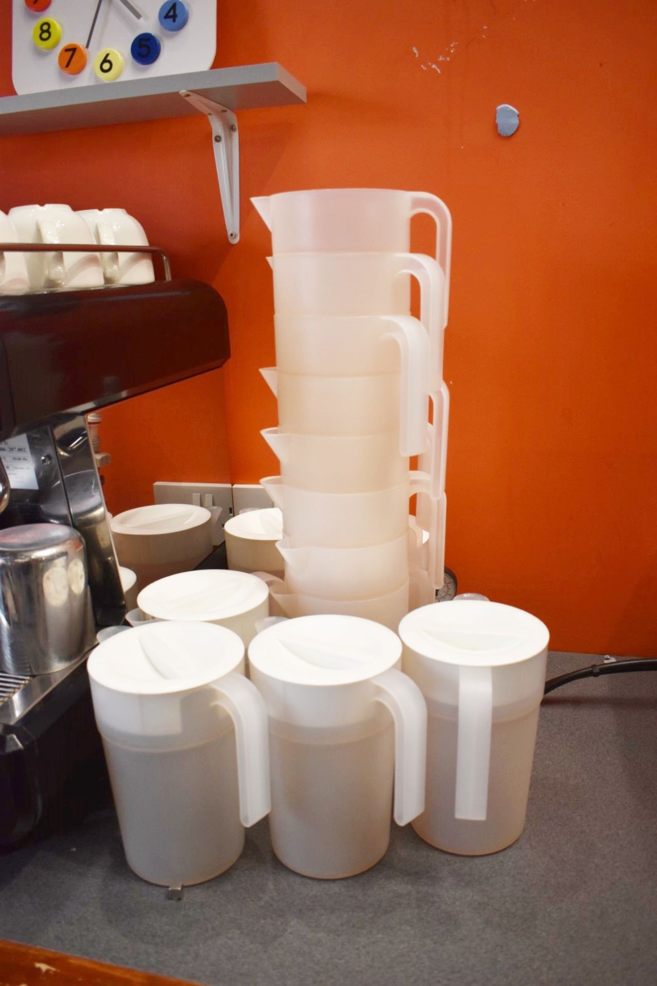 Large Assorted Collection of Restaurant Equipment Including Napkin Baskets, Glasses, Food Trays