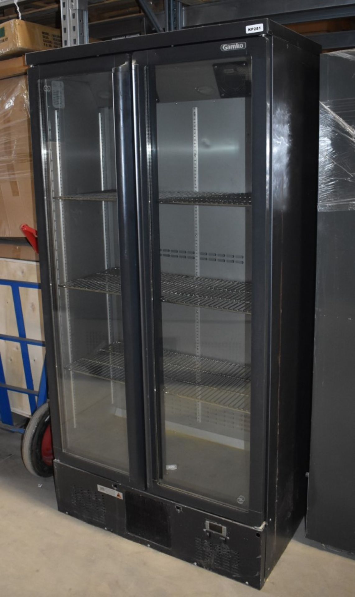 1 x Gamko MaxiGlass Upright Double Door Bottle Cooler - Low Energy and LED Lighting - Model MG/ - Image 5 of 5