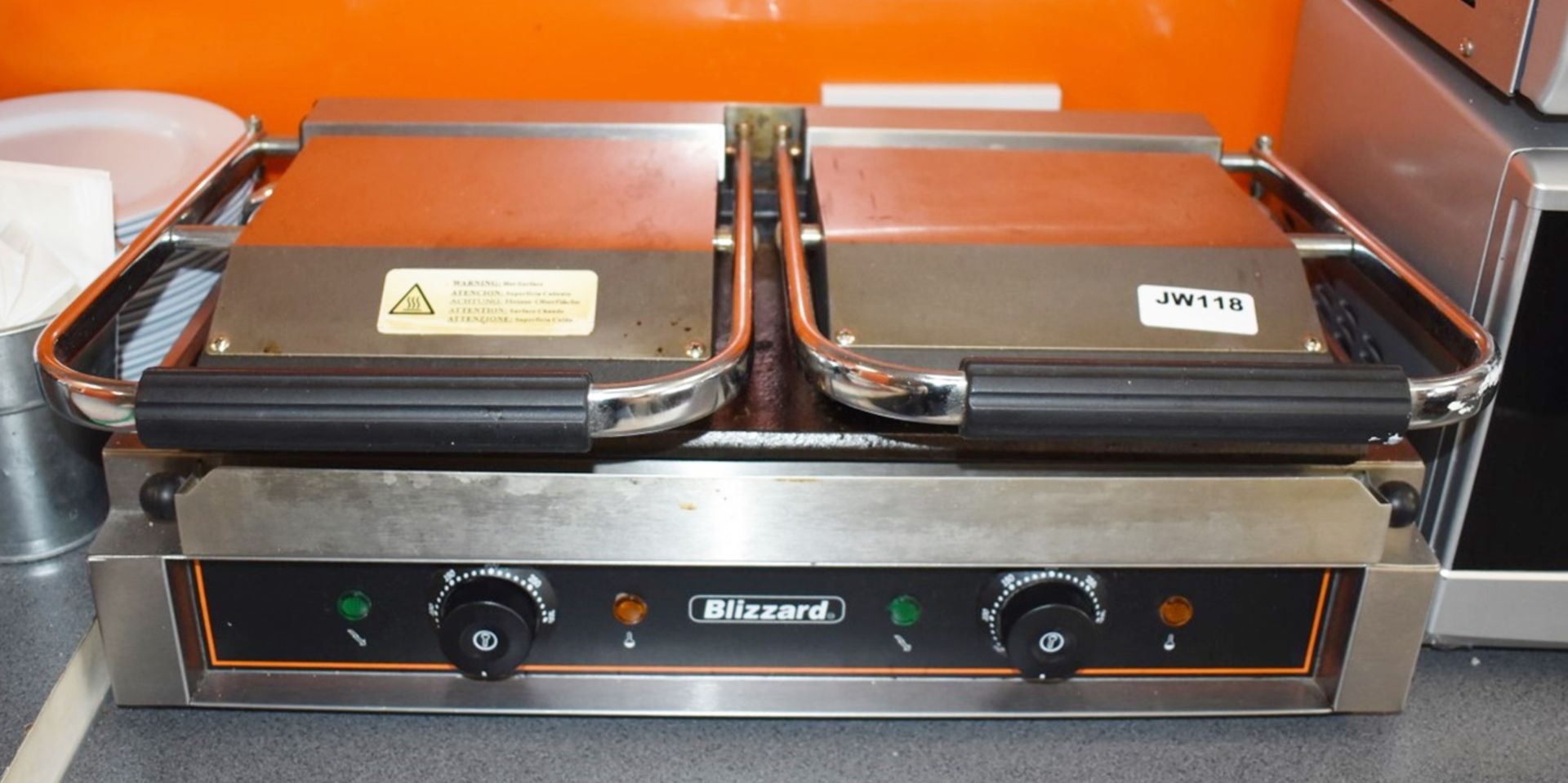 1 x Blizzard BRSCG2 Commercial Double Contact Grill - 240v - H21 x W57 x D40 cms - - Image 3 of 8