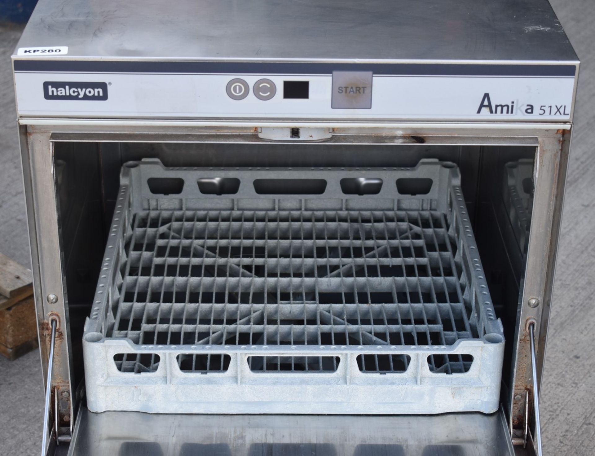 1 x Maidaid Amika 51XL Commercial Undercounter Dishwasher - 230V - 500x500mm Rack Size - Stainless - Image 6 of 7