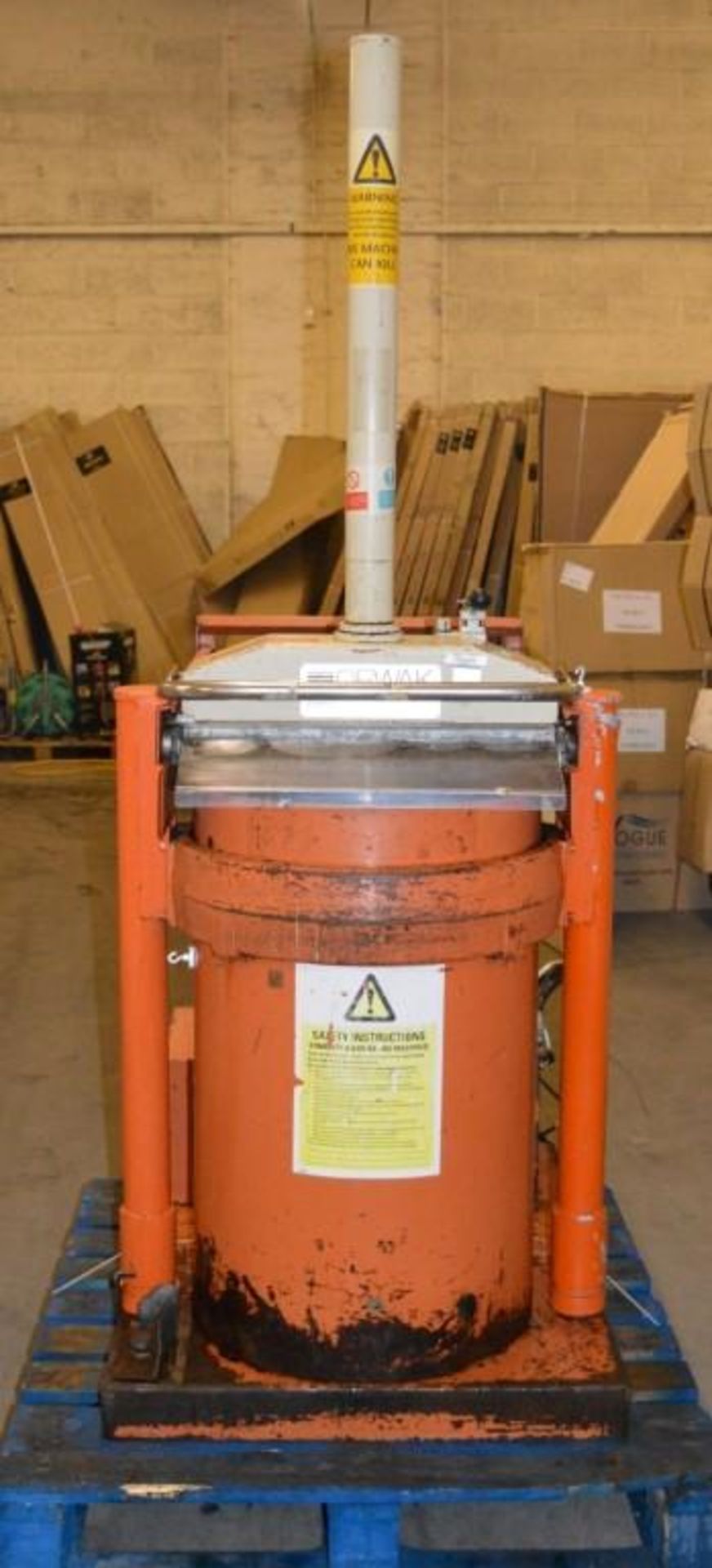 1 x Orwak 5030 Waste Compactor Bailer - Used For Compacting Recyclable or Non-Recyclable Waste