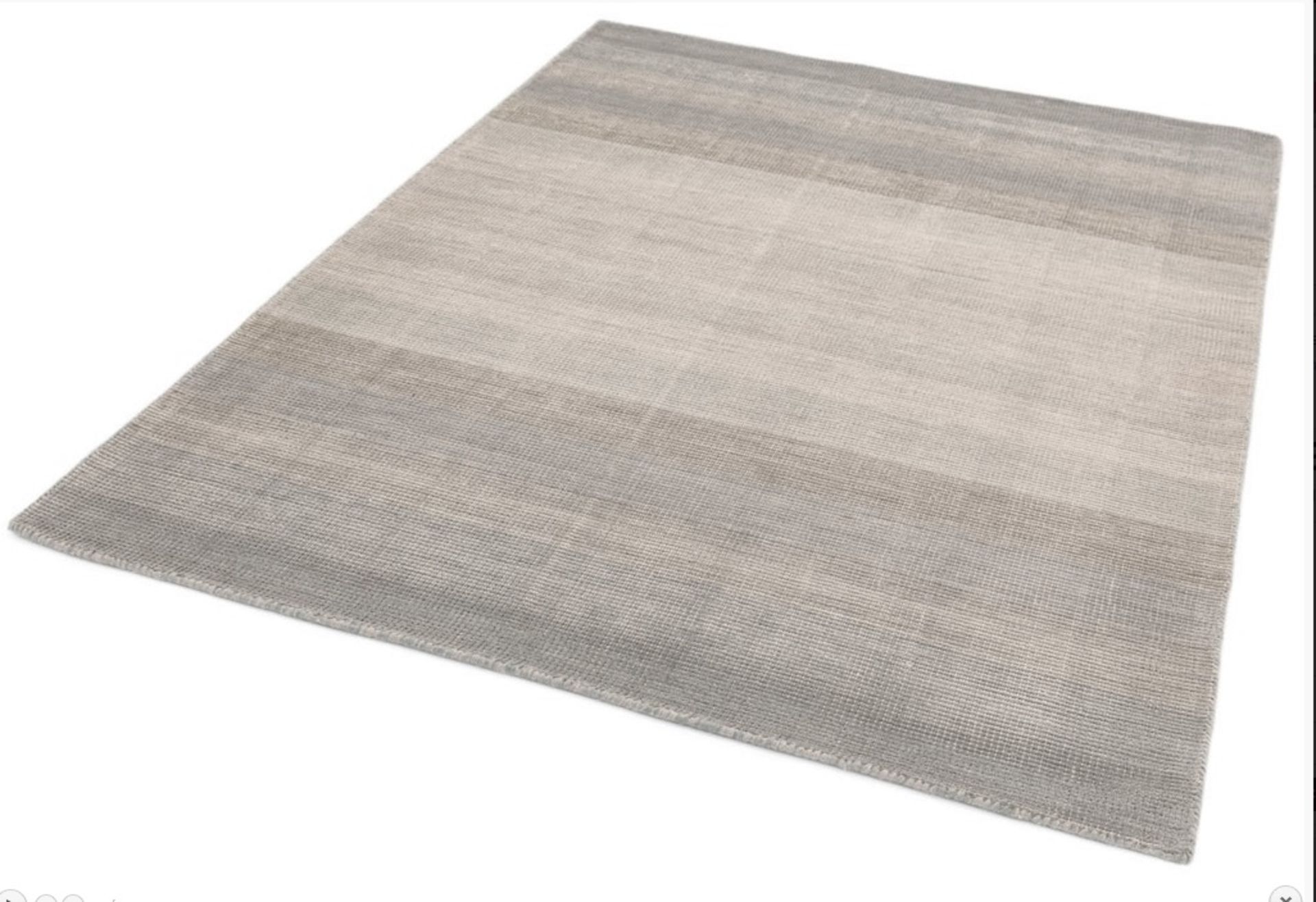 1 x HAYS Wool Rich Hand Woven Rug In Grey - Handcrafted In India - 200X300cm - RRP £359.00 - Image 2 of 4