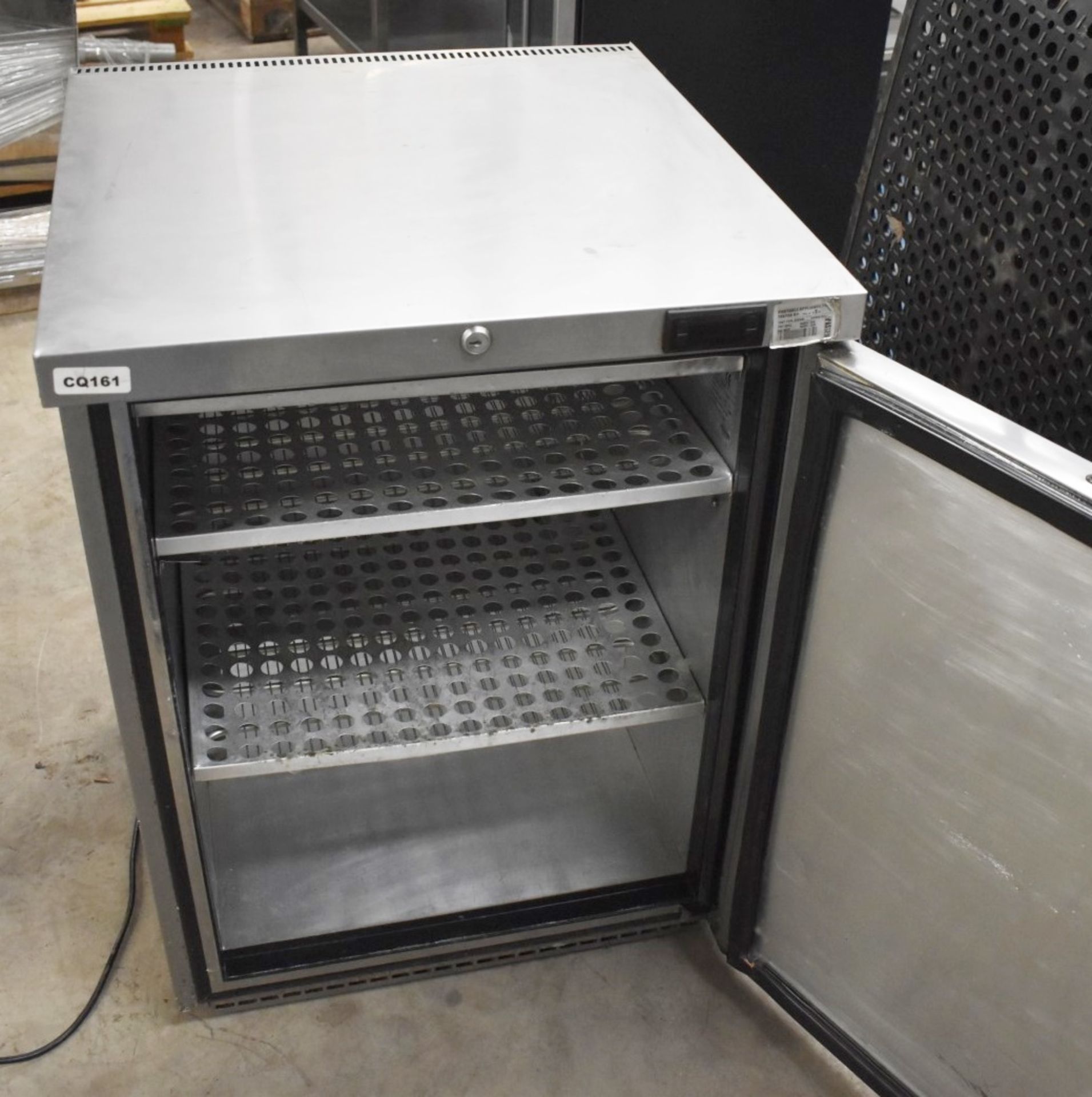 1 x Foster Undercounter Single Door Freezer With Stainless Steel Finish - H80 x W60 x D65 cms - - Image 2 of 2