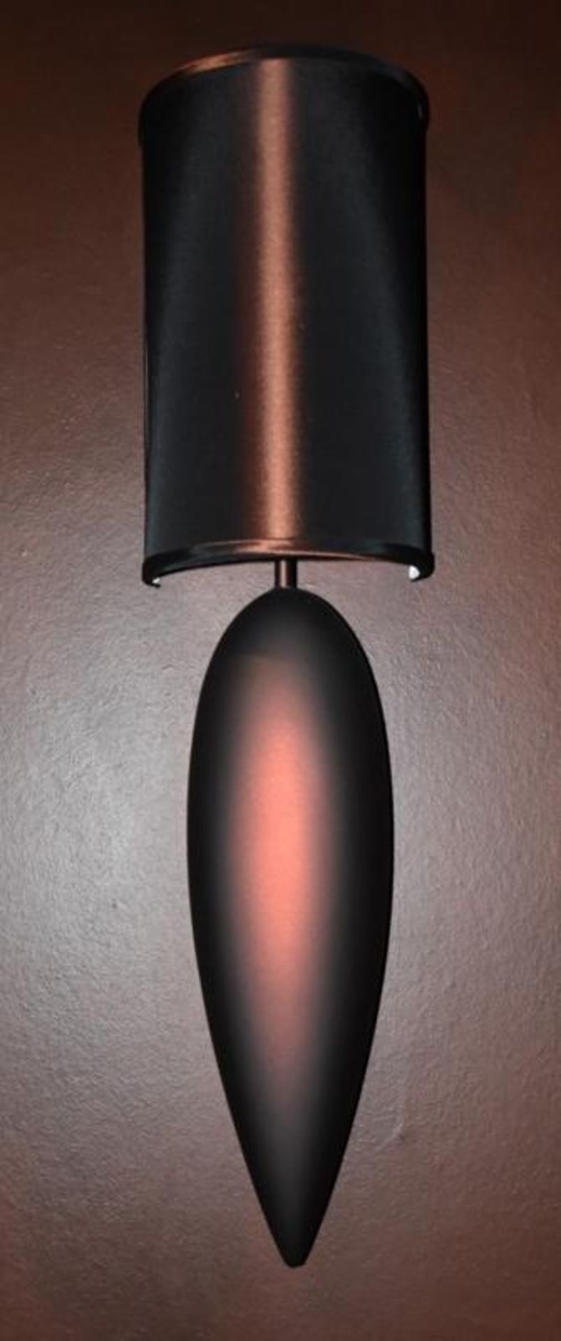 2 x Matching Wall Lights With Shades - Dimensions: H60 x W15 x D9cm *NO VAT ON HAMMER* Ref: ABR011 / - Image 3 of 3