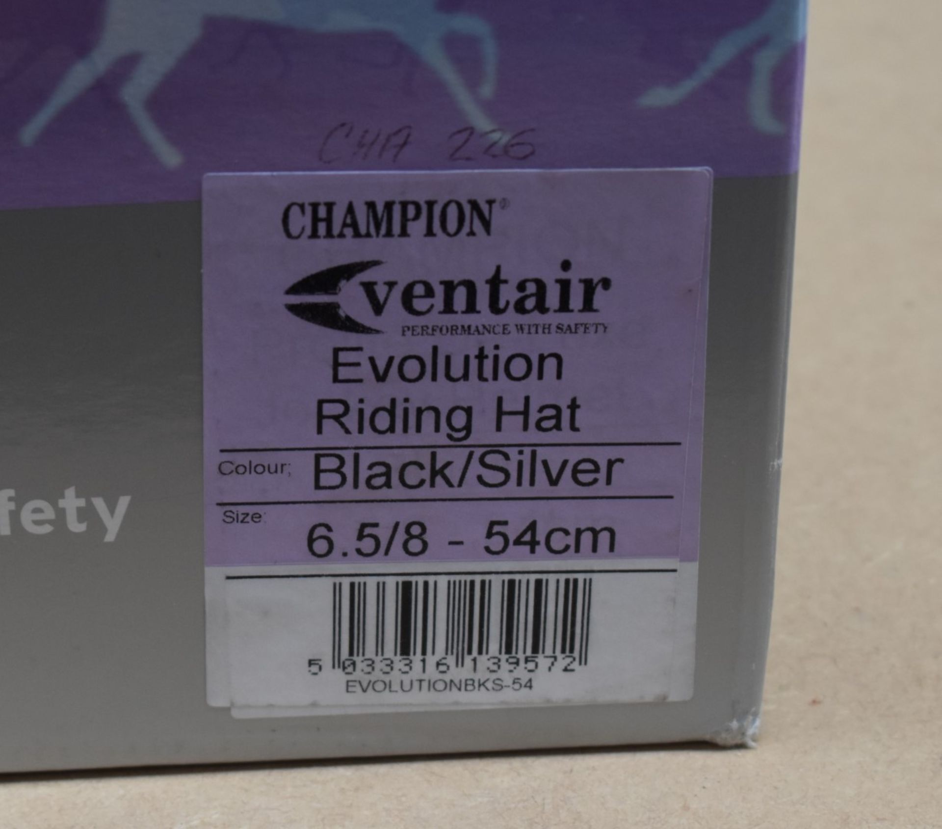 4 x Champion Ventair Evolution Horse Riding Hats - Various Sizes and Colours Included - Unused Boxed - Image 7 of 11