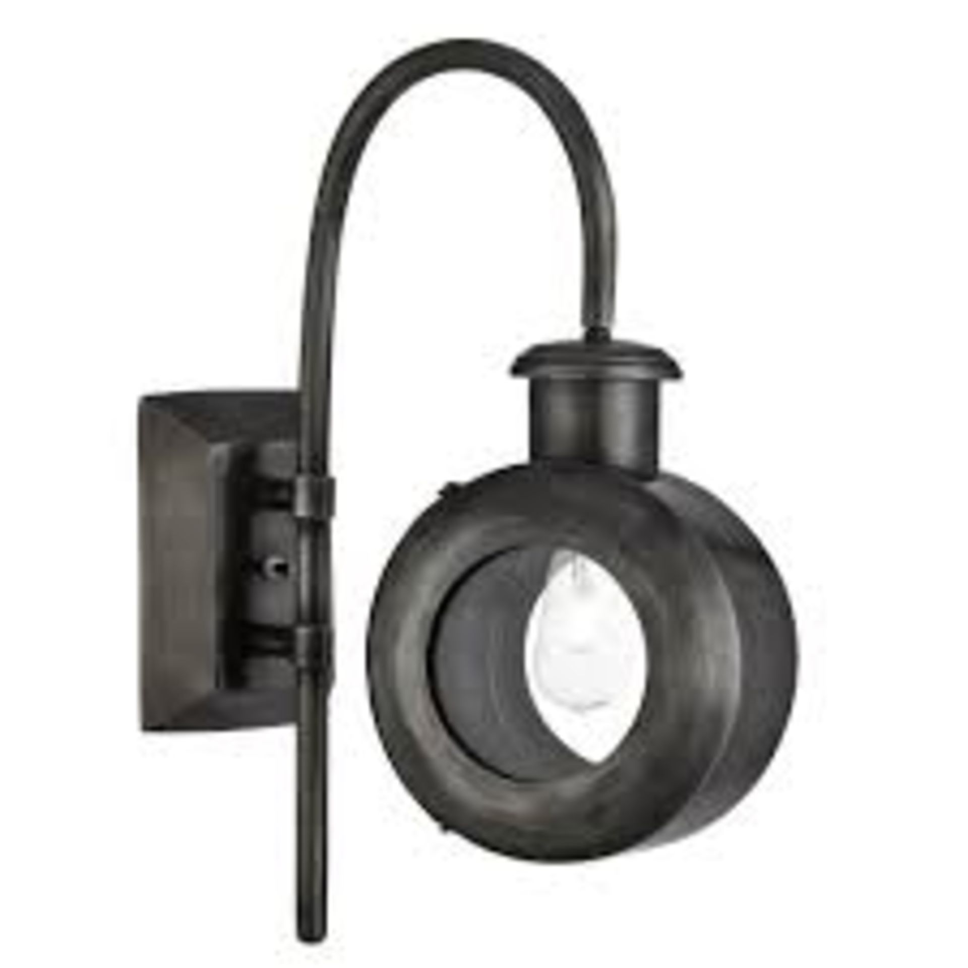 1 x Searchlight Small Port-Hole Wall bracket - Ref: 4991SI - New and Boxed - RRP: £75 - Bild 4 aus 4