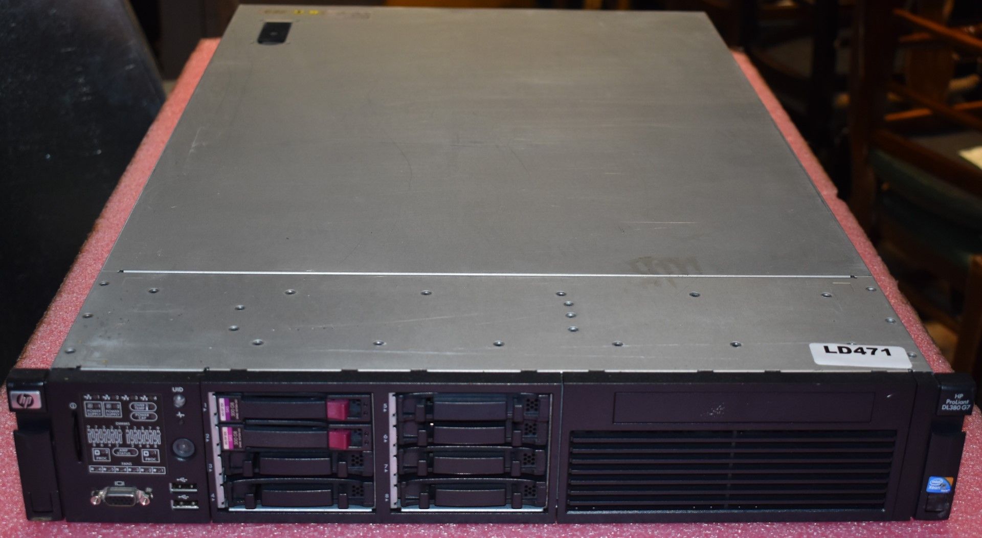 1 x HP ProLiant DL380 G7 Server With 2 x Intel Xeon X5650 Six Core 3.06ghz Processors and 92gb Ram -