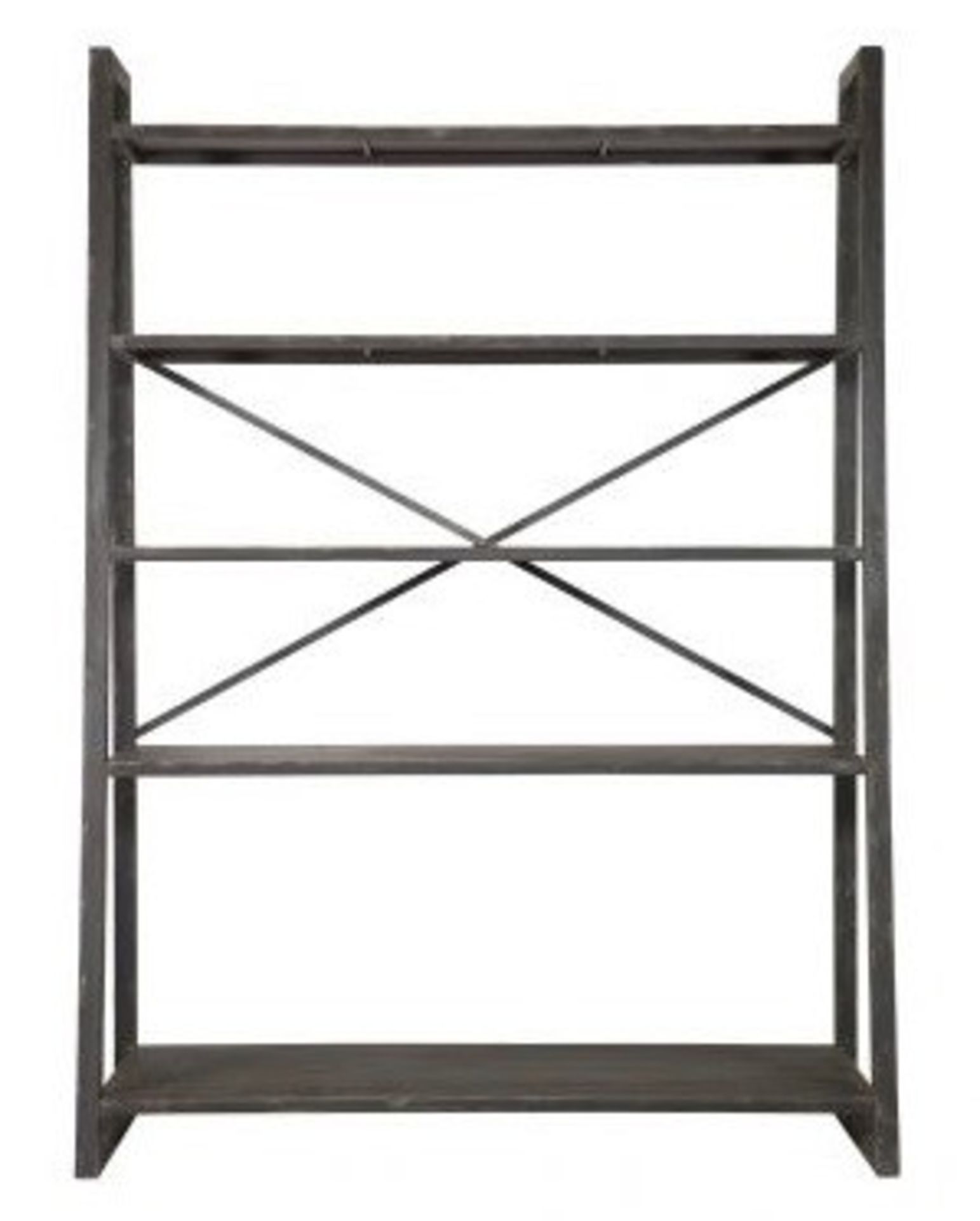 1 x BePureHome 'SPLURGE' Contemporary Black Metal Open Cabinet / Shelving Unit - RRP £510.00 - Image 3 of 4