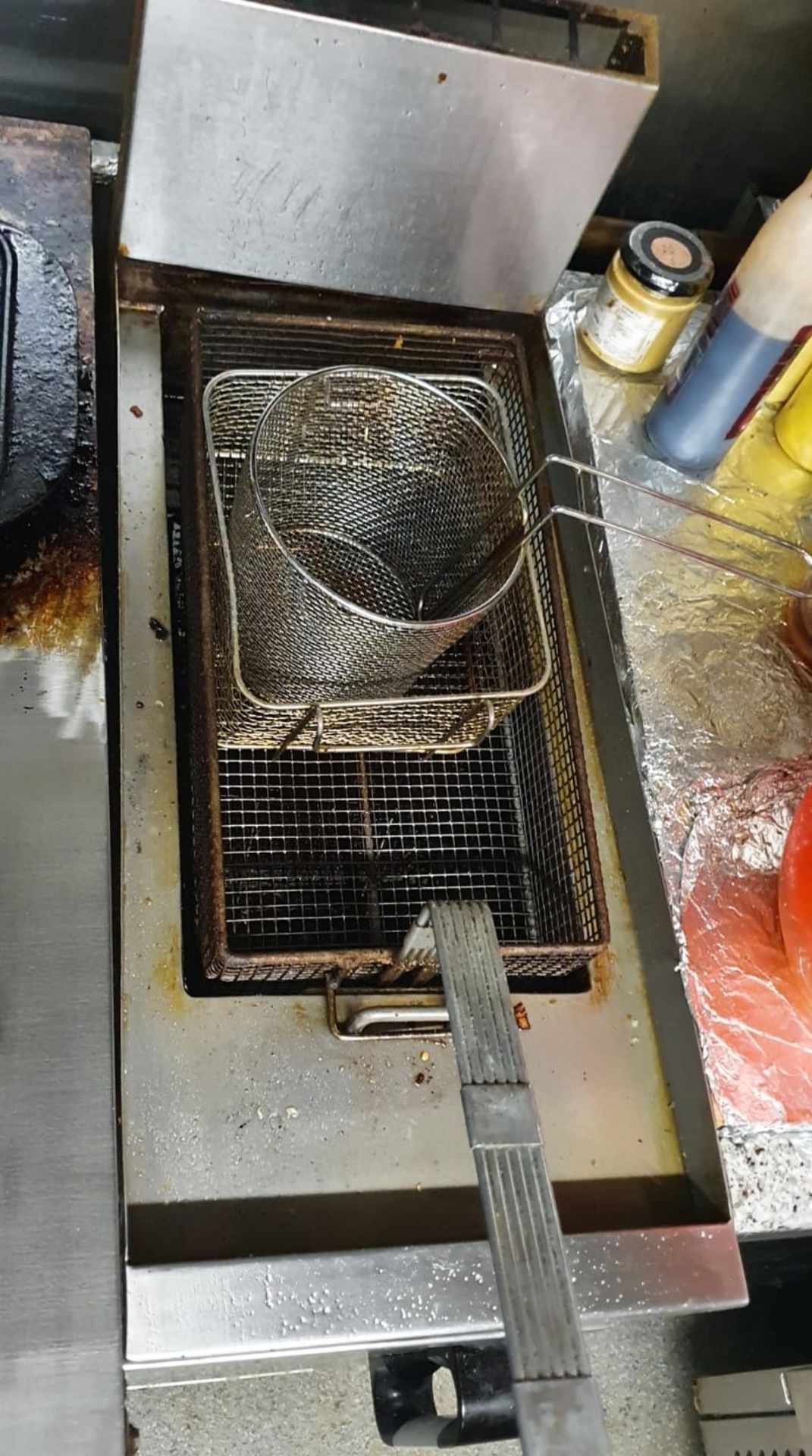 1 x M Line Plus Single Basket Gas Fryer - Stainless Steel Finish - CL514 - Approx Dimensions H118 - Image 2 of 2