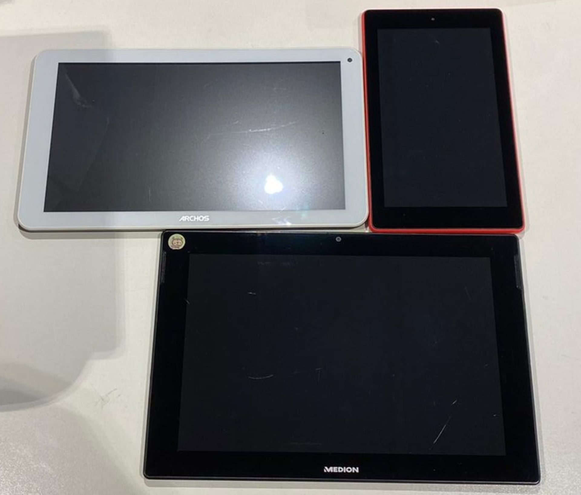 3 x Tablet set - Including: Amazon Fire 7, Medion Lifetab and Archos Neon -Location: Altrincham WA14