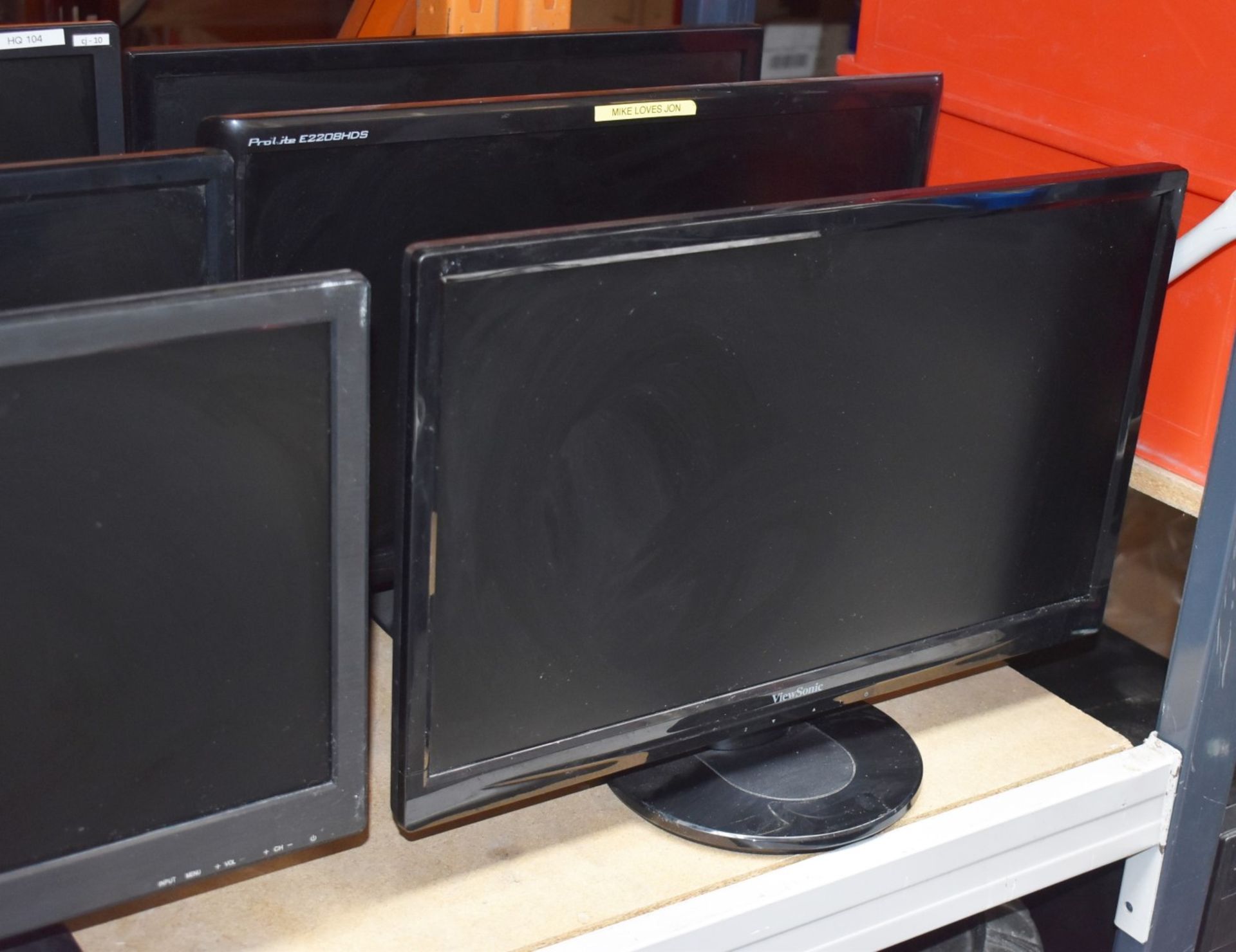 8 x Various Flat Screen Computer Monitors - Mostly 22 Inch Size - Removed From Various Office - Image 7 of 14