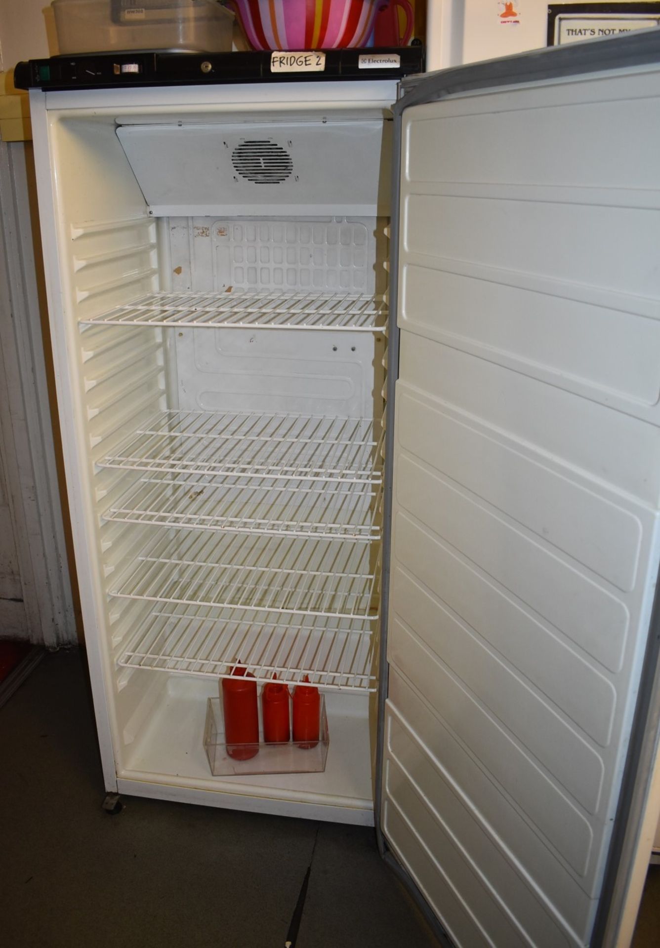 1 x Electrolux Upright Commercial Refrigerator - H165 x W69 x D60 cms - Ref WW301 - CL520 - - Image 3 of 4