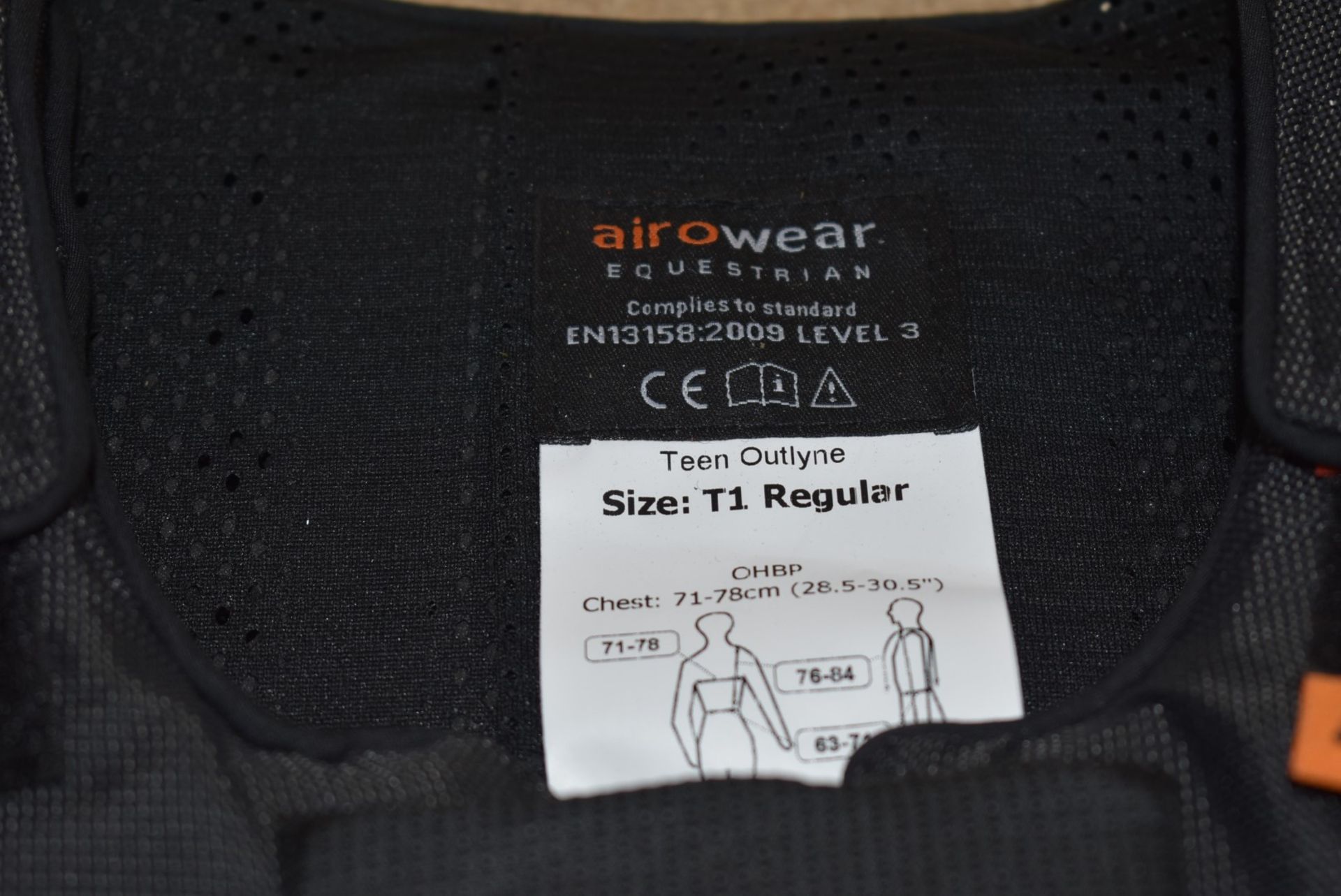 Gilet De Protection Airowear Outlyne AirMesh II – Teen T1, Neuf, Pour équitation