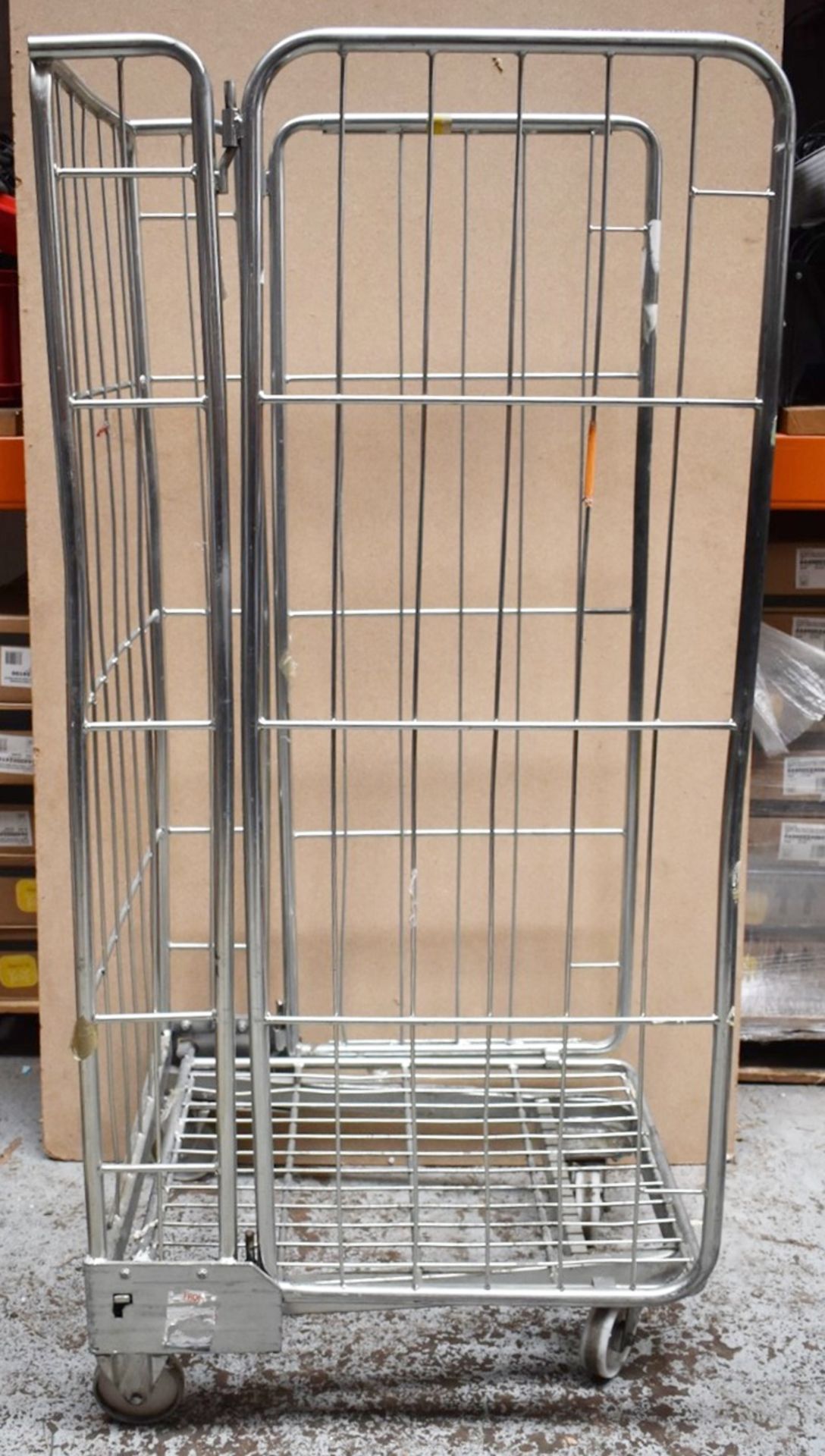 4 x Roller Cages With Heavy Duty Castors - Demountable With Three Sides - Ideal For Storing and - Image 5 of 11