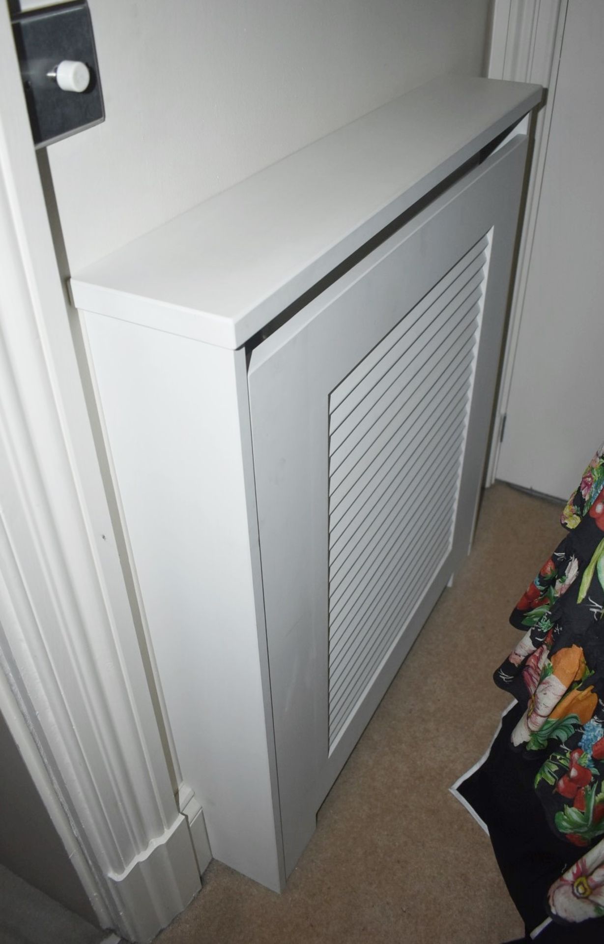 2 x Radiator Covers - Dimensions: H98 x W85 x D16cm - Ref: ATT - CL491 *NO VAT* Location: Hale