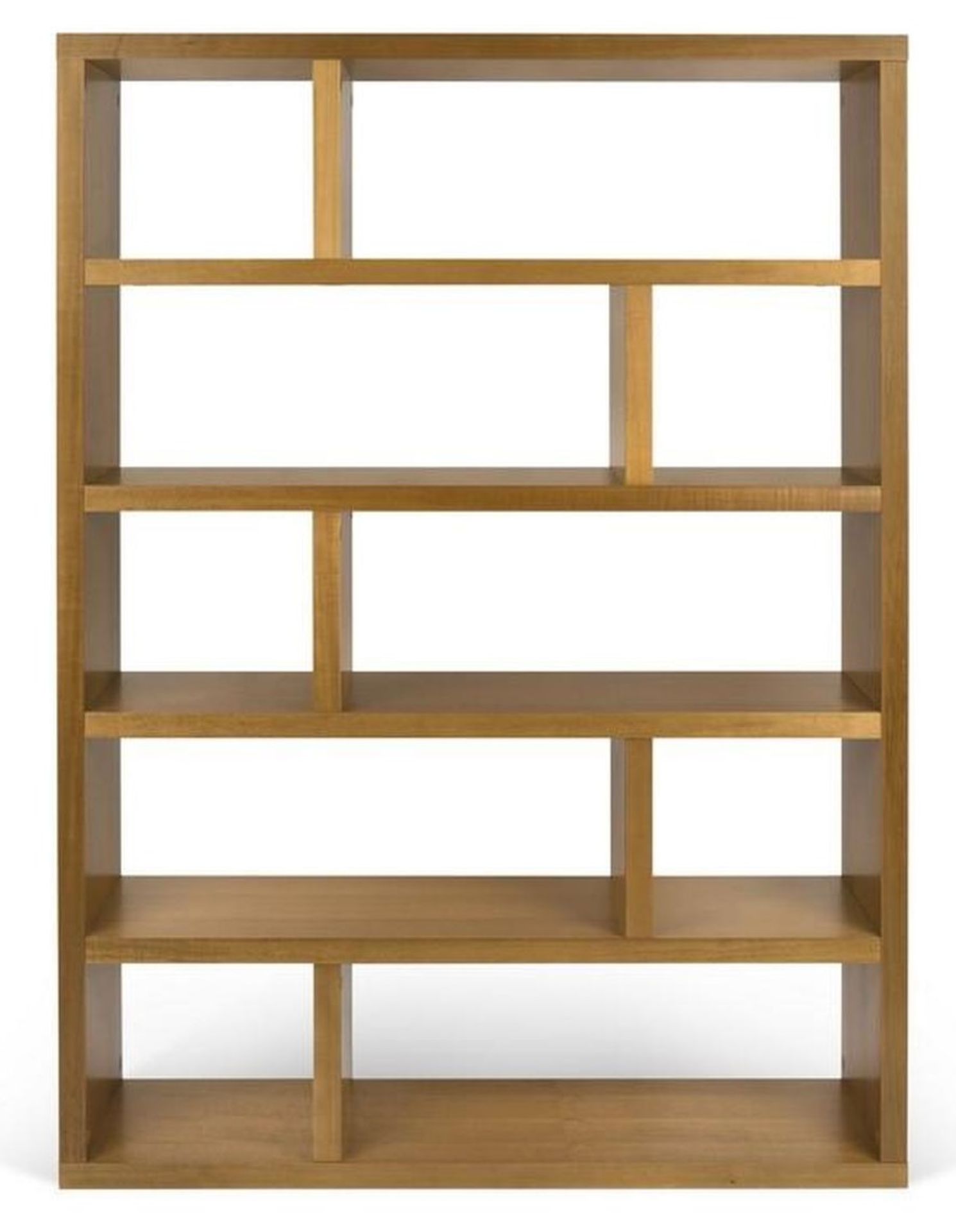1 x Comtemporary High Shelving Unit - Mukali - Dimensions: 47W x 11D x 68H Inches - New Boxed Stock - Image 2 of 3