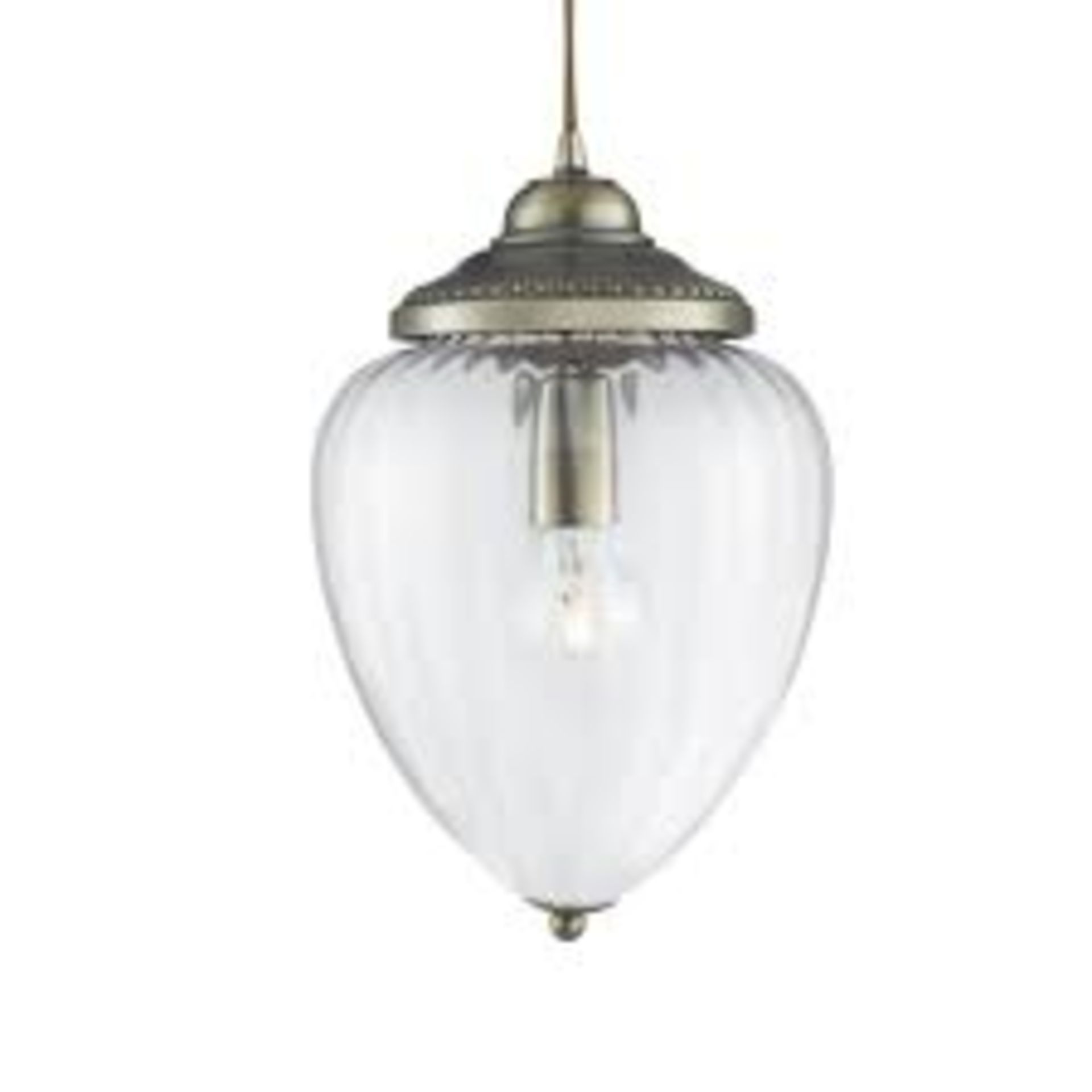 1 x Searchlight Pendant in a chrome finish - Ref: 1091CC - New and Boxed - RRP: £25 - Image 4 of 4