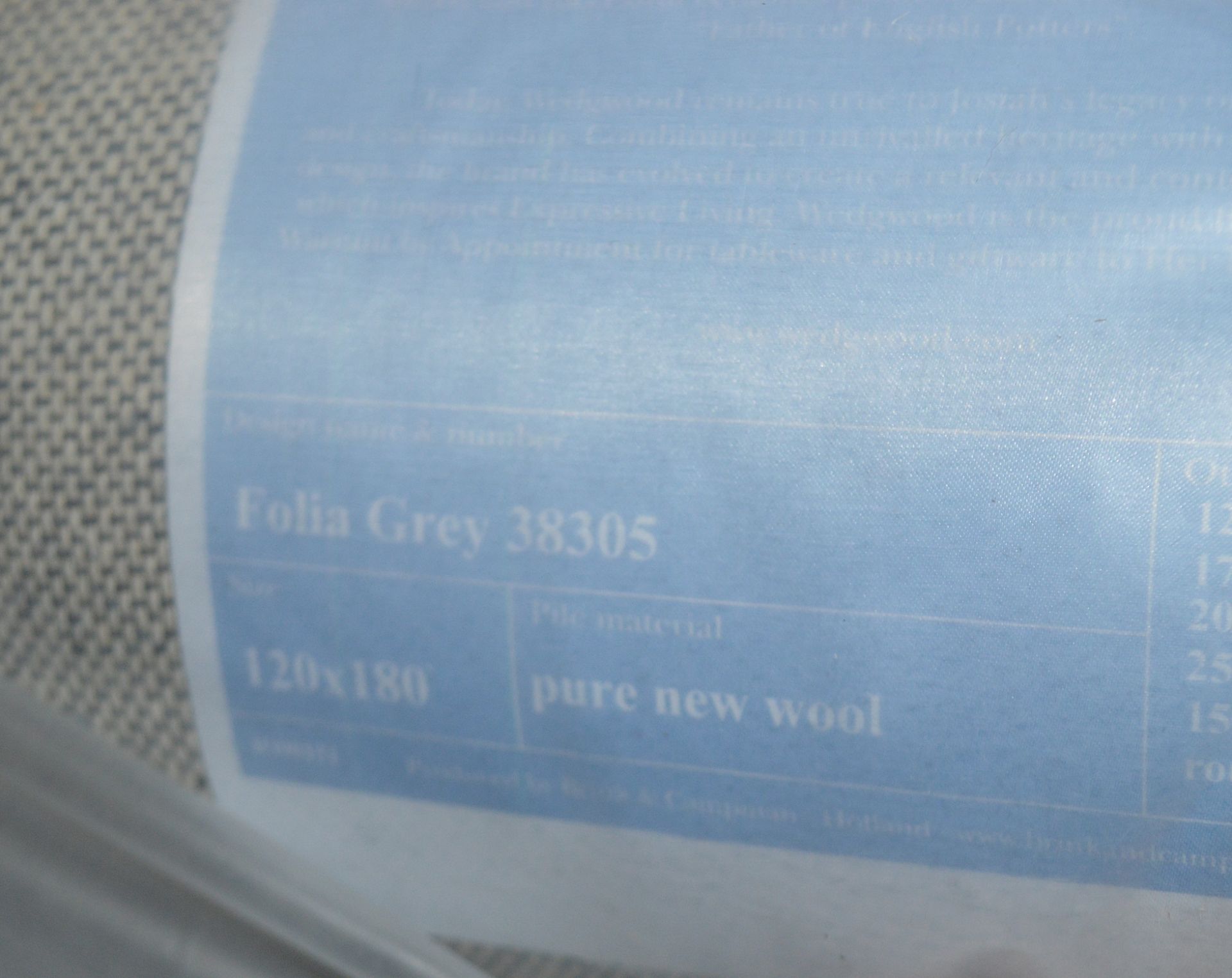1 x Wedgwood FOLIA 100% Pure Wool Hand Tufted Rug - Size: 120 x 180cm - Original RRP £364.00 - Image 4 of 4