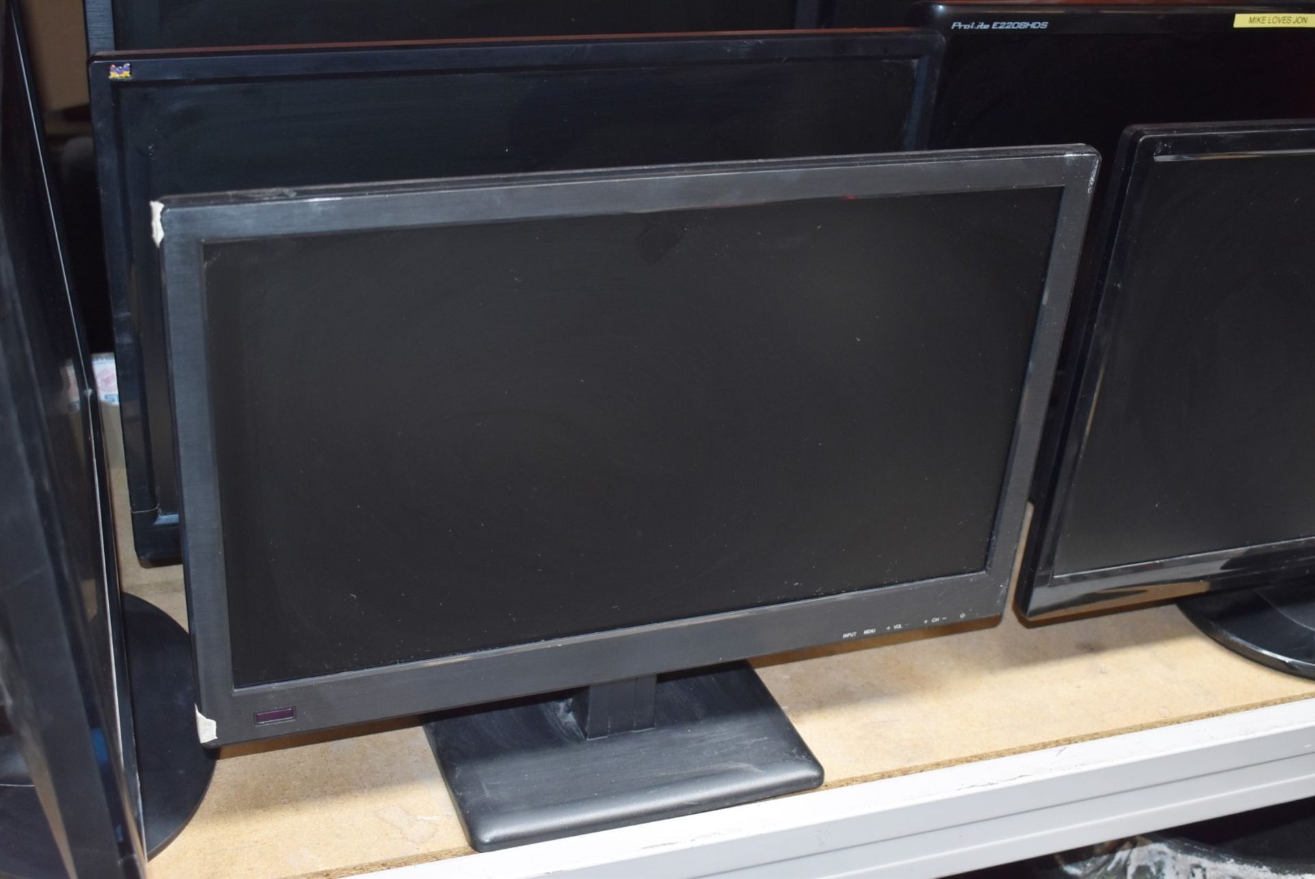 8 x Various Flat Screen Computer Monitors - Mostly 22 Inch Size - Removed From Various Office - Image 6 of 14