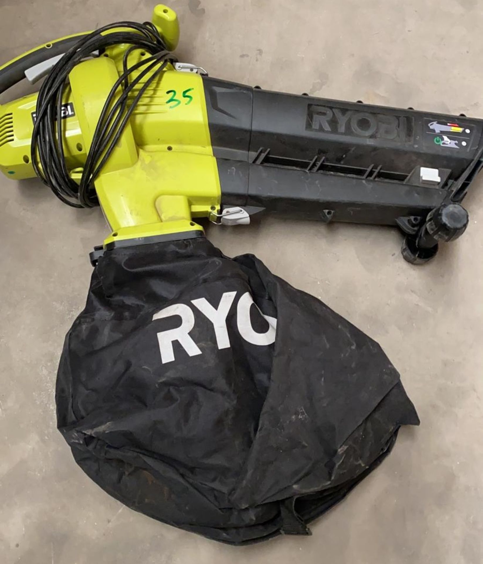 1 x Ryobi Electric Blower - Used, Recently Removed From A Working Site - CL505 - Ref: TL035 -