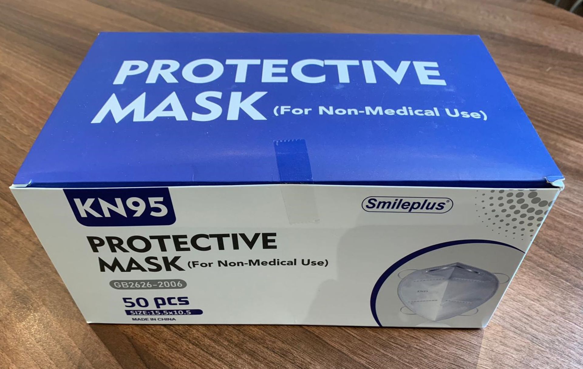 50 x Kinetic KN95 Protective Face Masks - FFP2 Grade - Meets WHO Guidance - Certified & Tested - Image 7 of 9