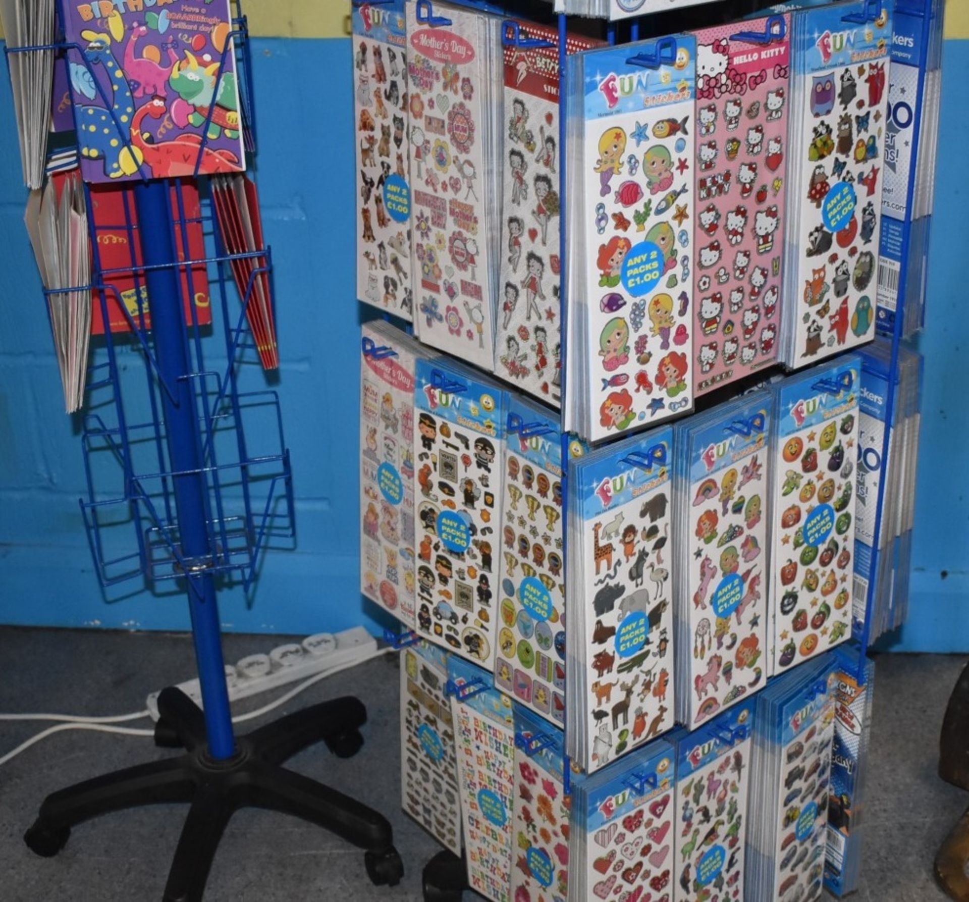 Assorted Retail Stands For Cards, Posters and Sticker Packs - Includes Large Amount of of