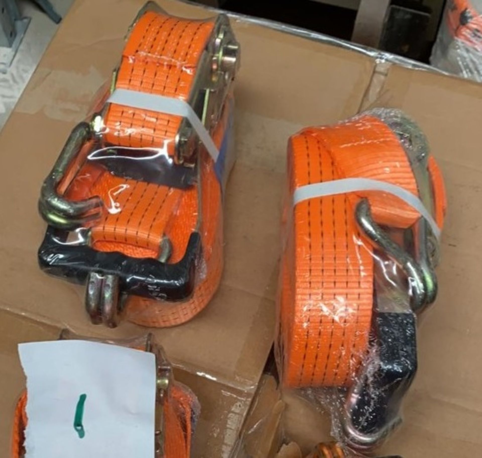 4 New Heavy Duty Ratchet Straps - Used, Recently Removed From A Working Site - CL505 - Ref: - Bild 2 aus 2