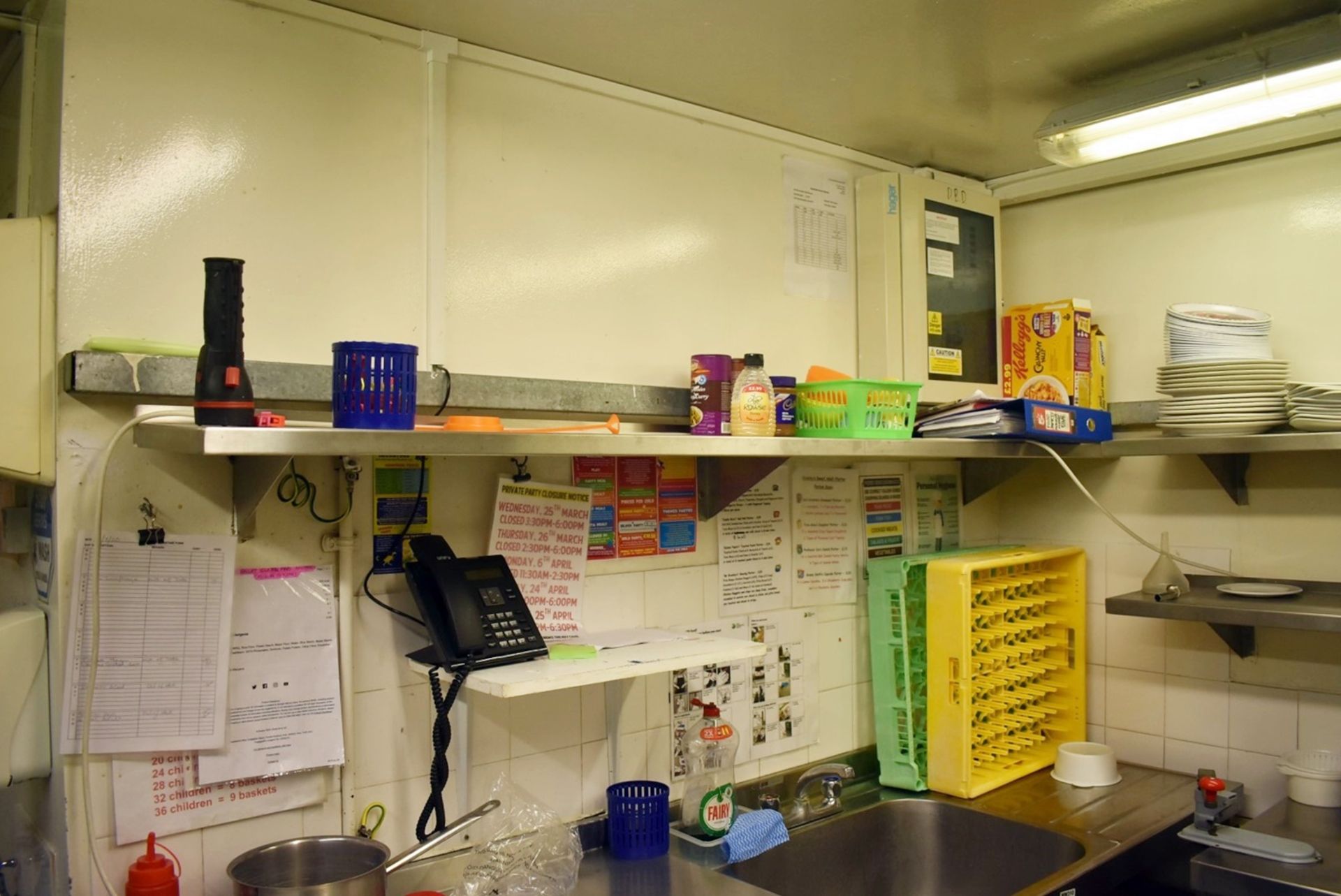 8 x Wall Mounted Stainless Steel Shelves For Commercial Kitchens - Various Sizes Included - Ref - Image 6 of 6