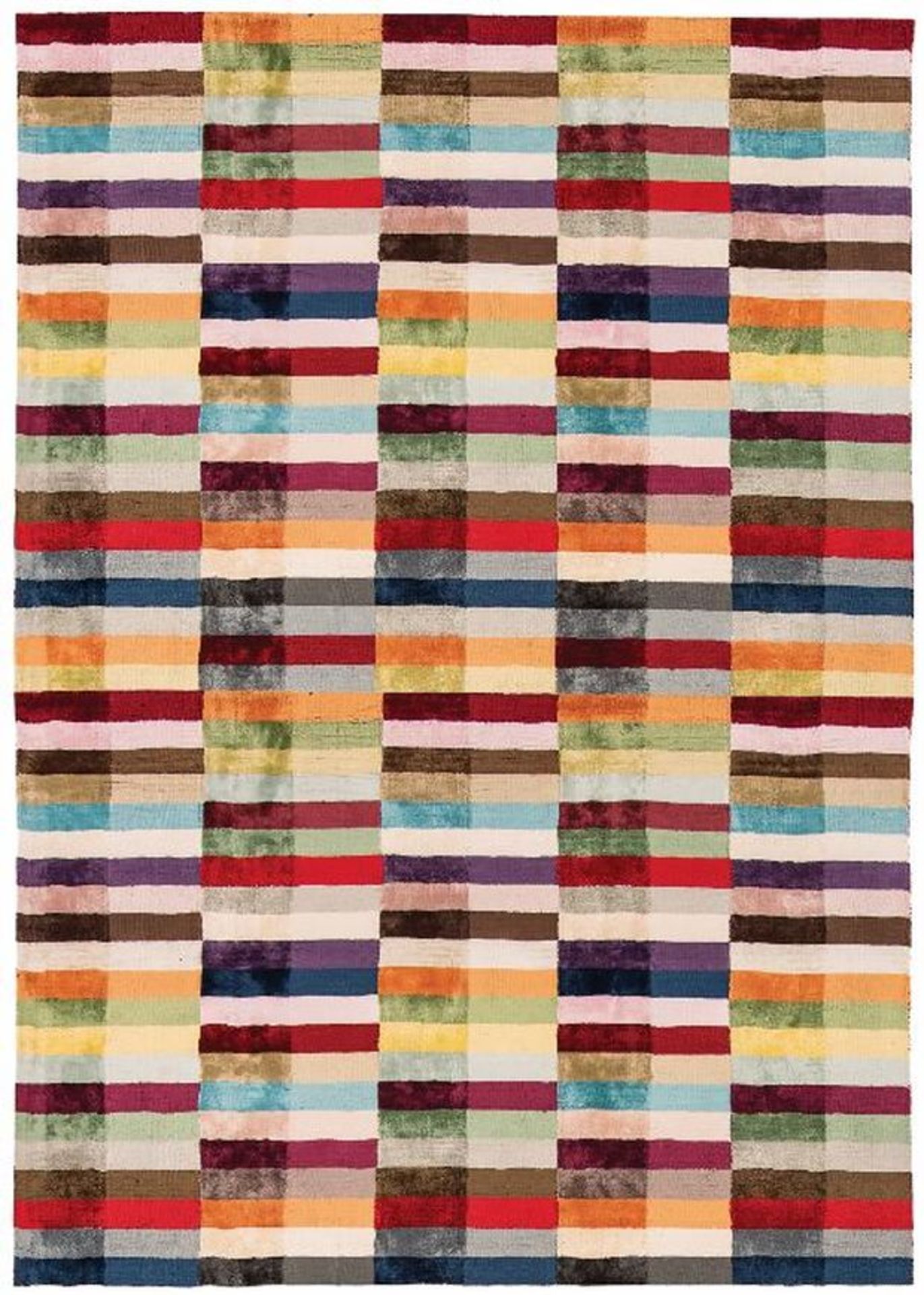 1 x Asiatic DECO Multi-coloured Rug - Hand Woven In India - Dimensions: 160 x 230cm - RRP £489.99 - Image 4 of 5