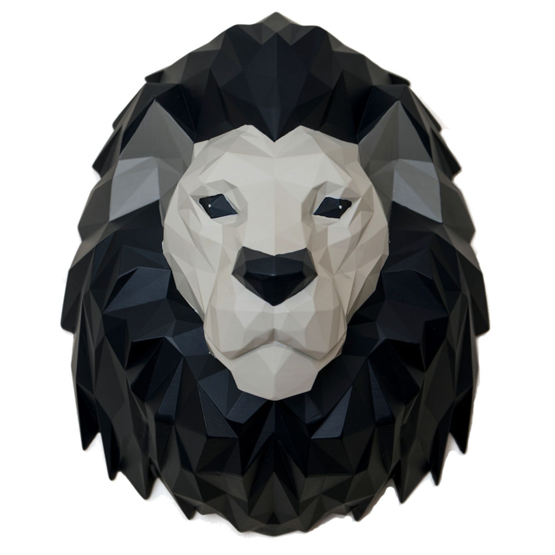 1 x Artistic Origami LION Head Abstract Wall Hanging - Brand New Boxed Stock - Image 3 of 3