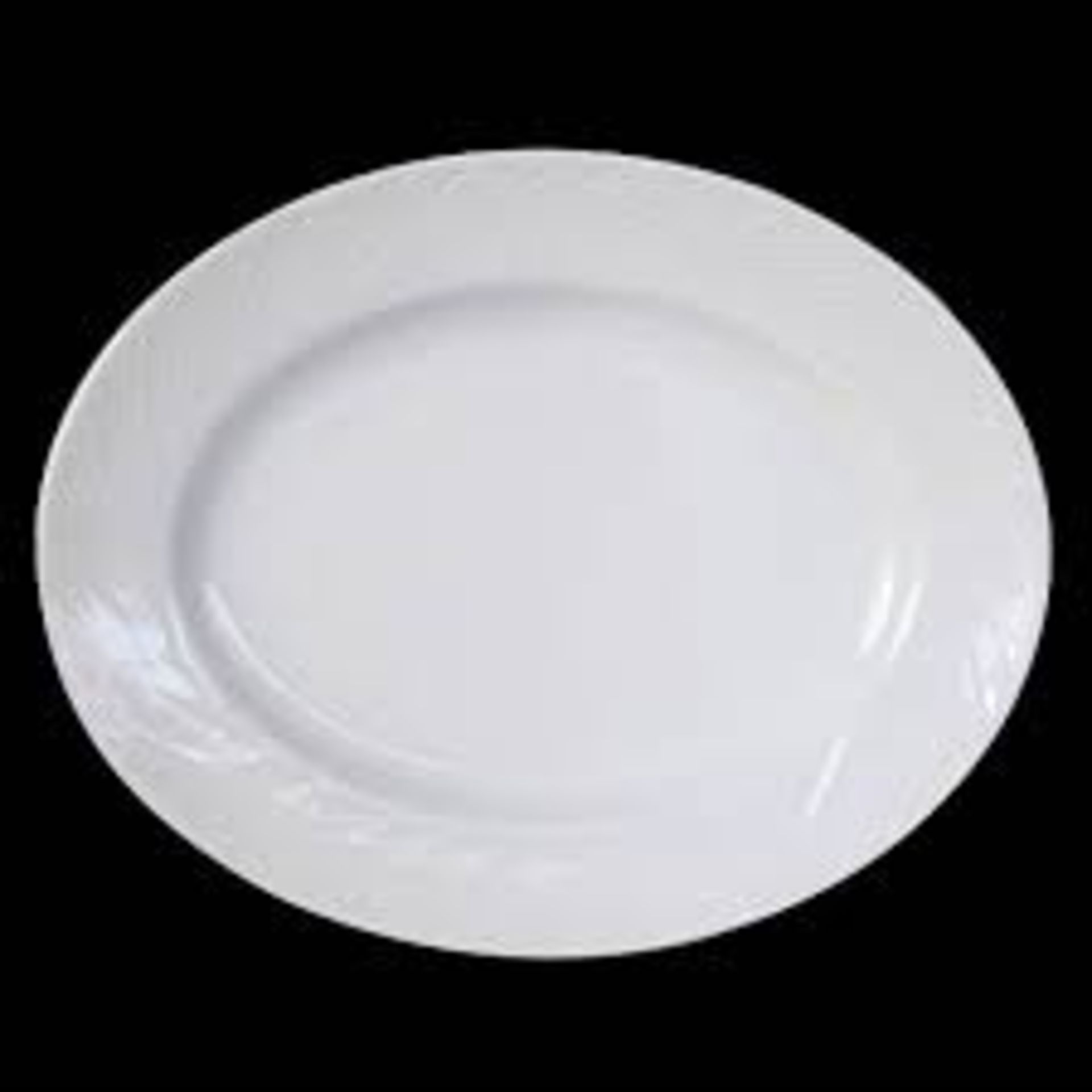 14 x Steelite Oval Plates in white (V0032) & 15 x Steelite slimline plates in white (V0083) - Bild 5 aus 8